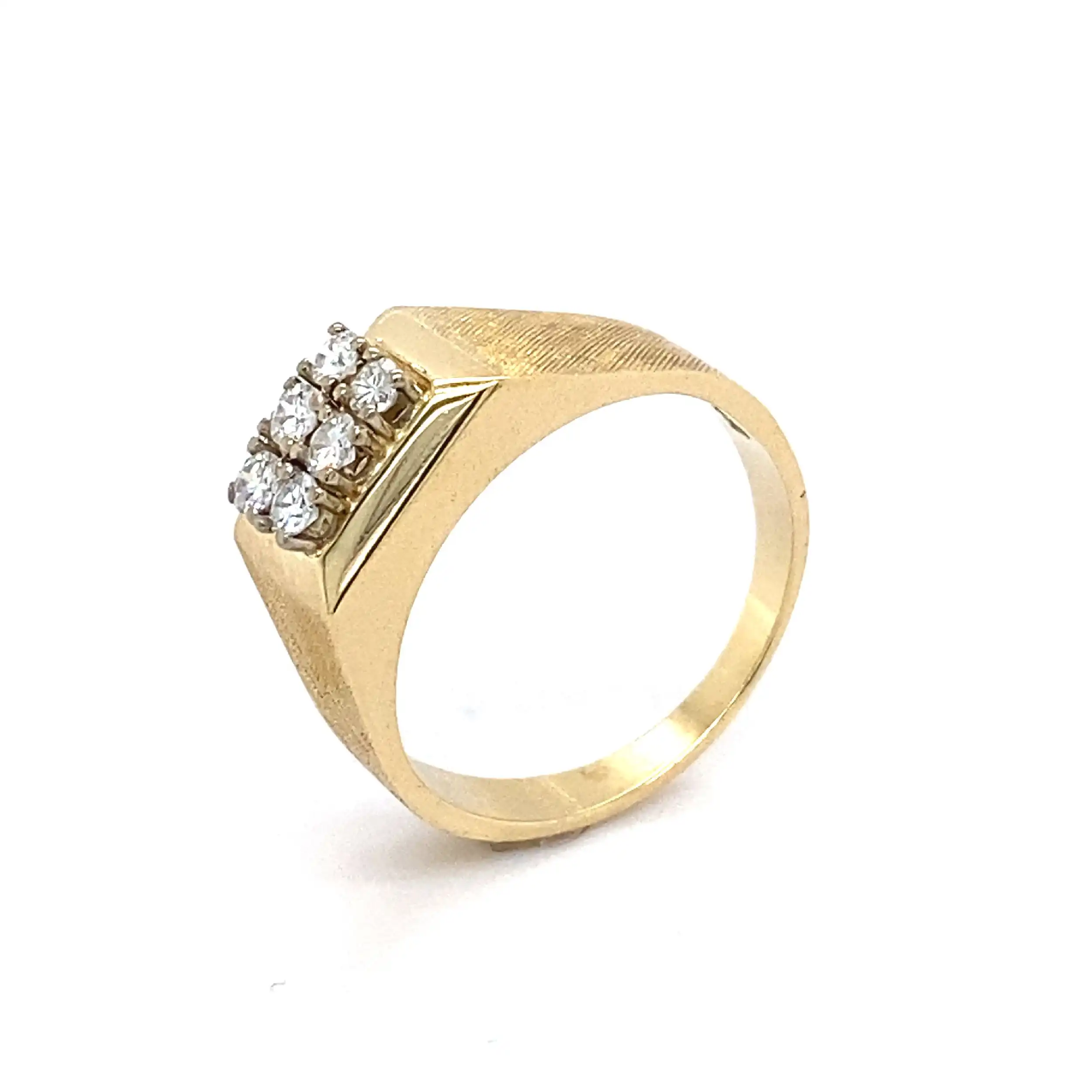 Ring Gelbgold mit Brillanten Ring Gelbgold mit Brillanten
