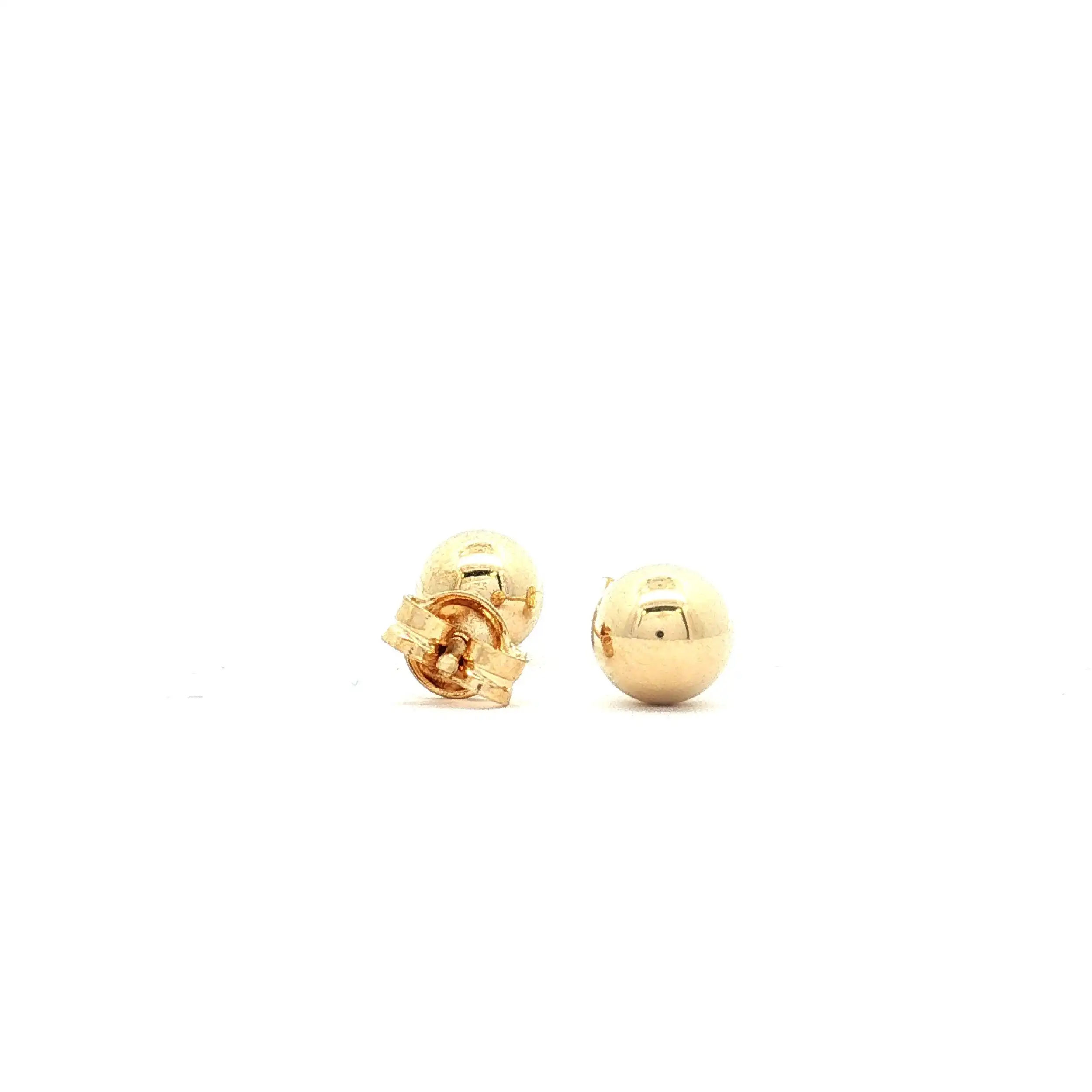 Ohrstecker Gelbgold Kugeln Ohrstecker Gelbgold Kugeln