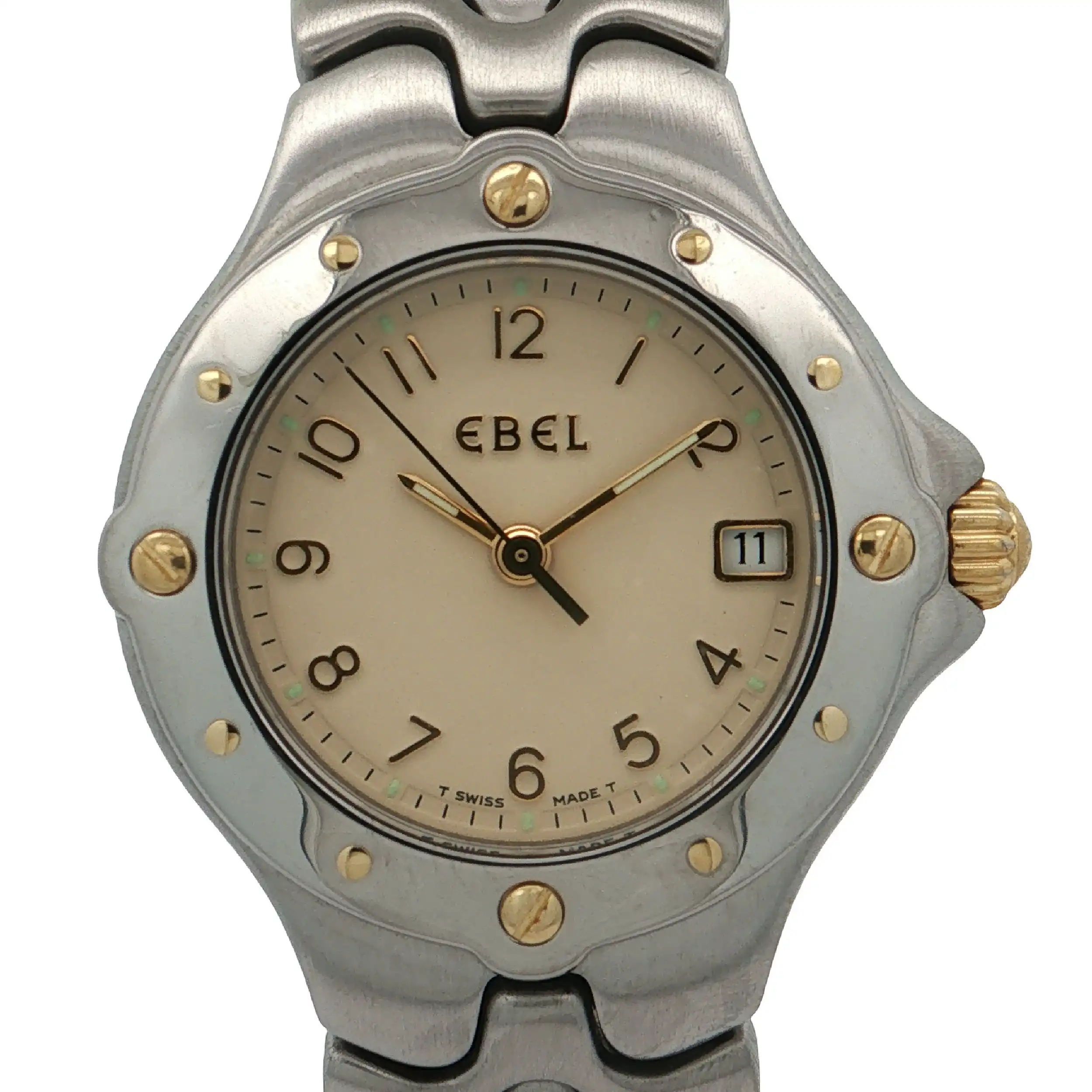 Damenuhr EBEL Sportwave Edelstahl Ref:6087621 mit Box und Papieren Damenuhr EBEL Sportwave Edelstahl Ref:6087621 mit Box und Papieren