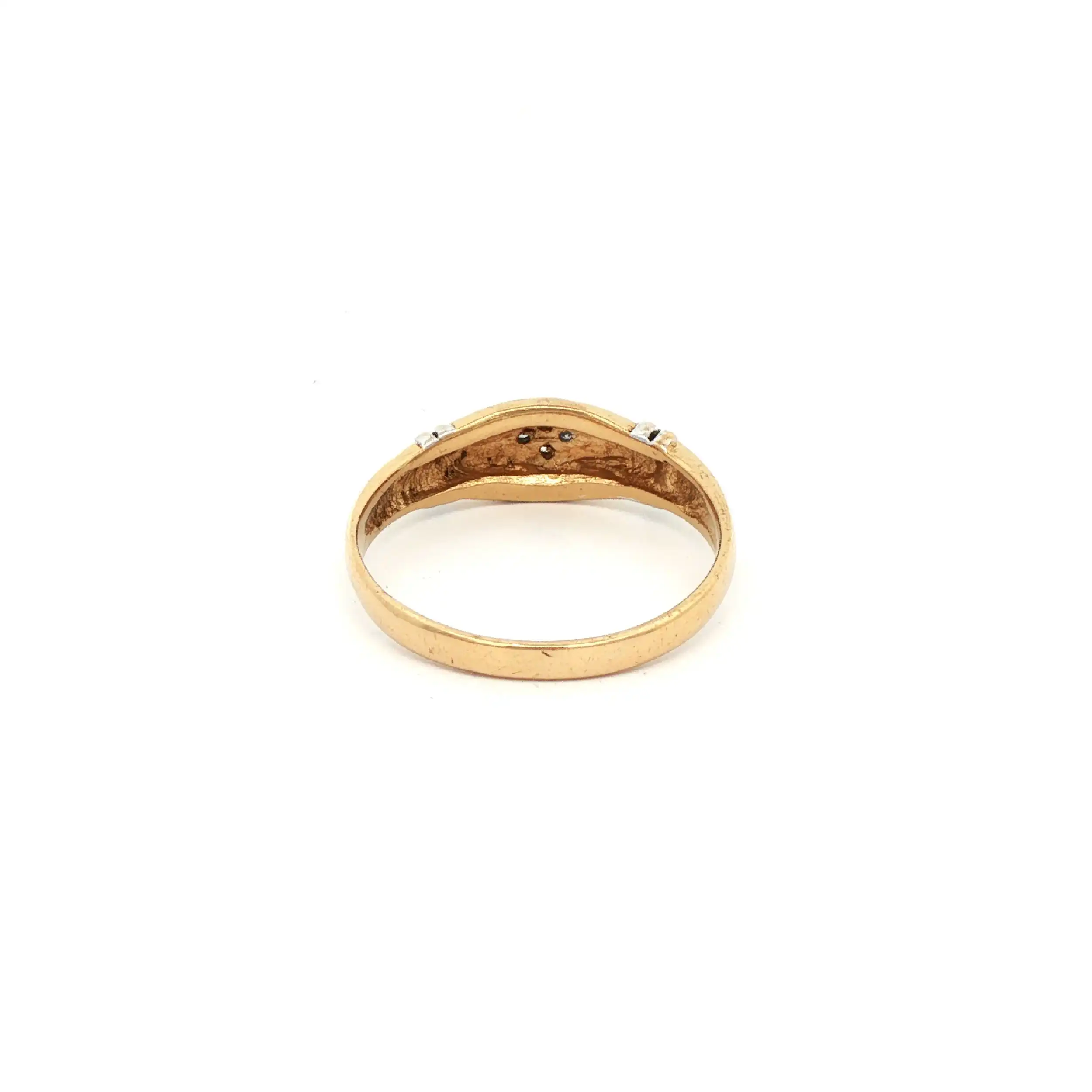 Ring Gelbgold mit Diamanten