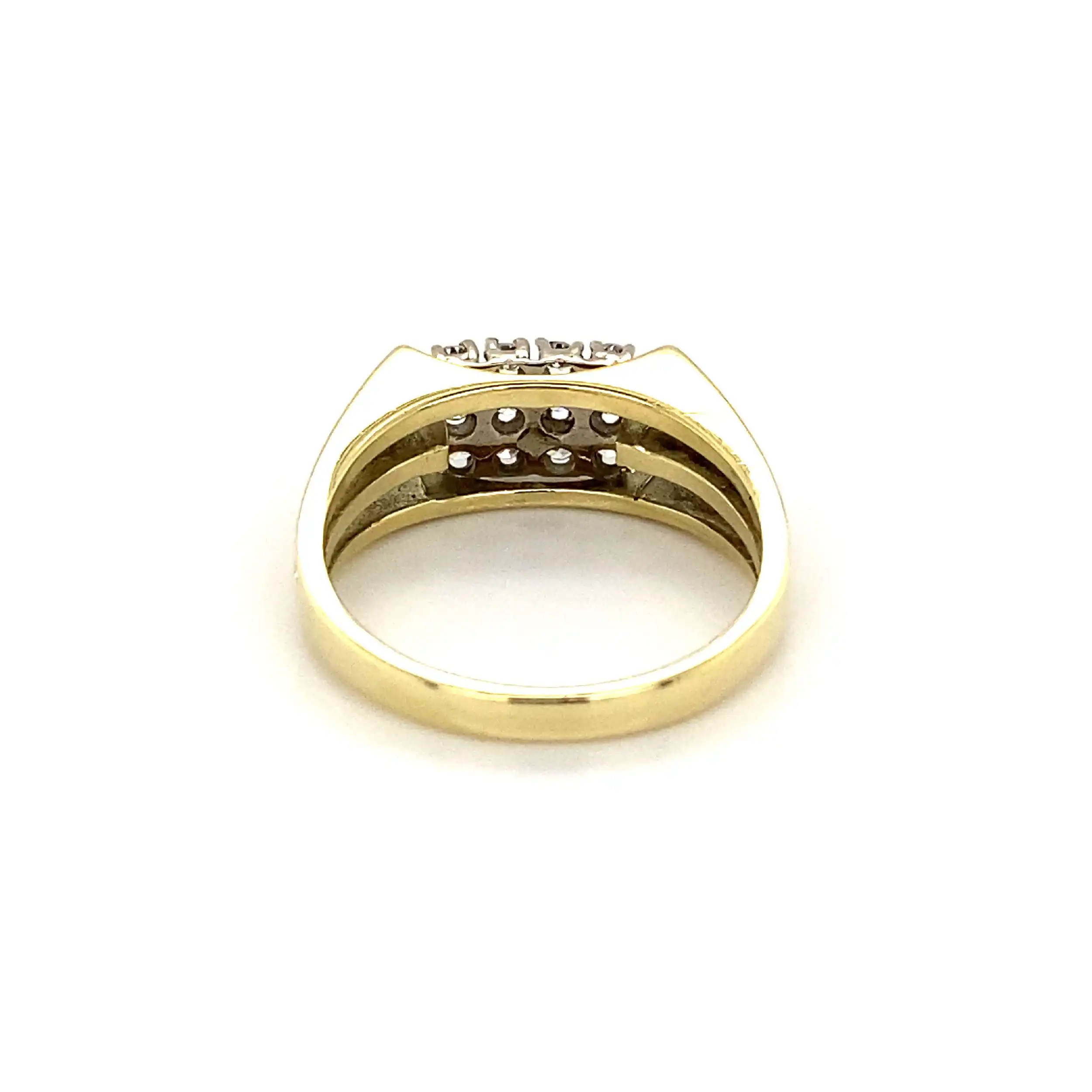 Ring Bicolor mit Diamanten Ring Bicolor mit Diamanten