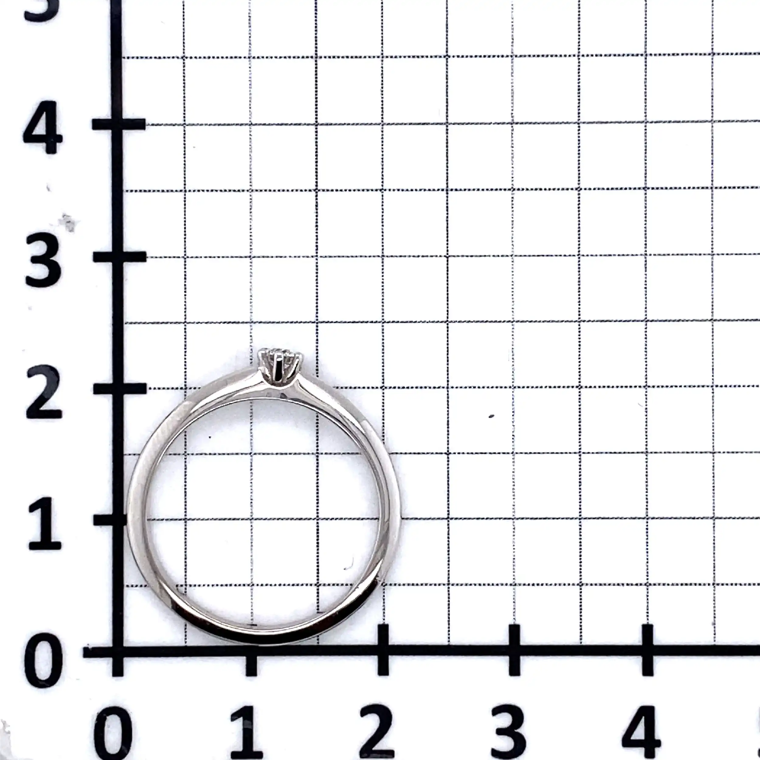 Ring Weißgold mit Solitär Brillant