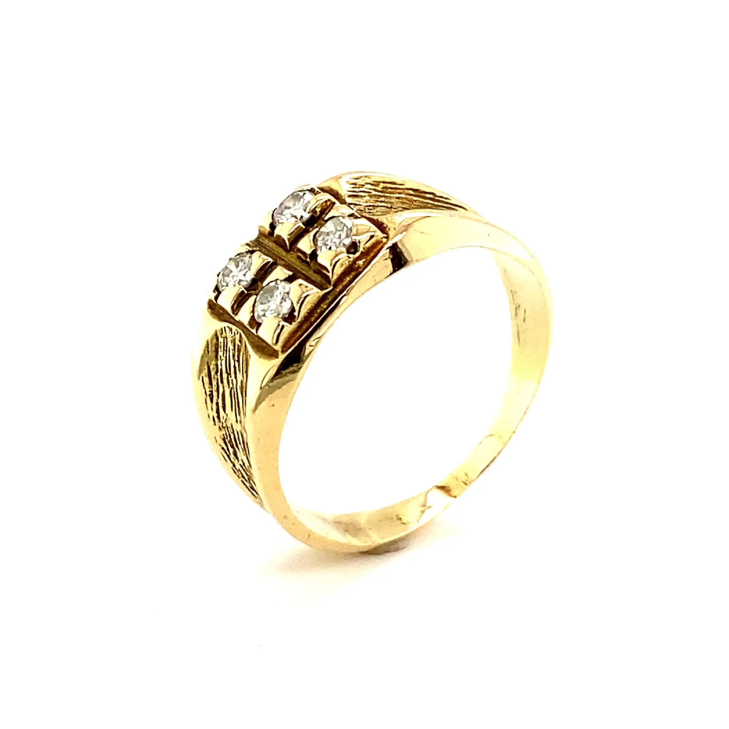 Ring Gelbgold mit Brillanten