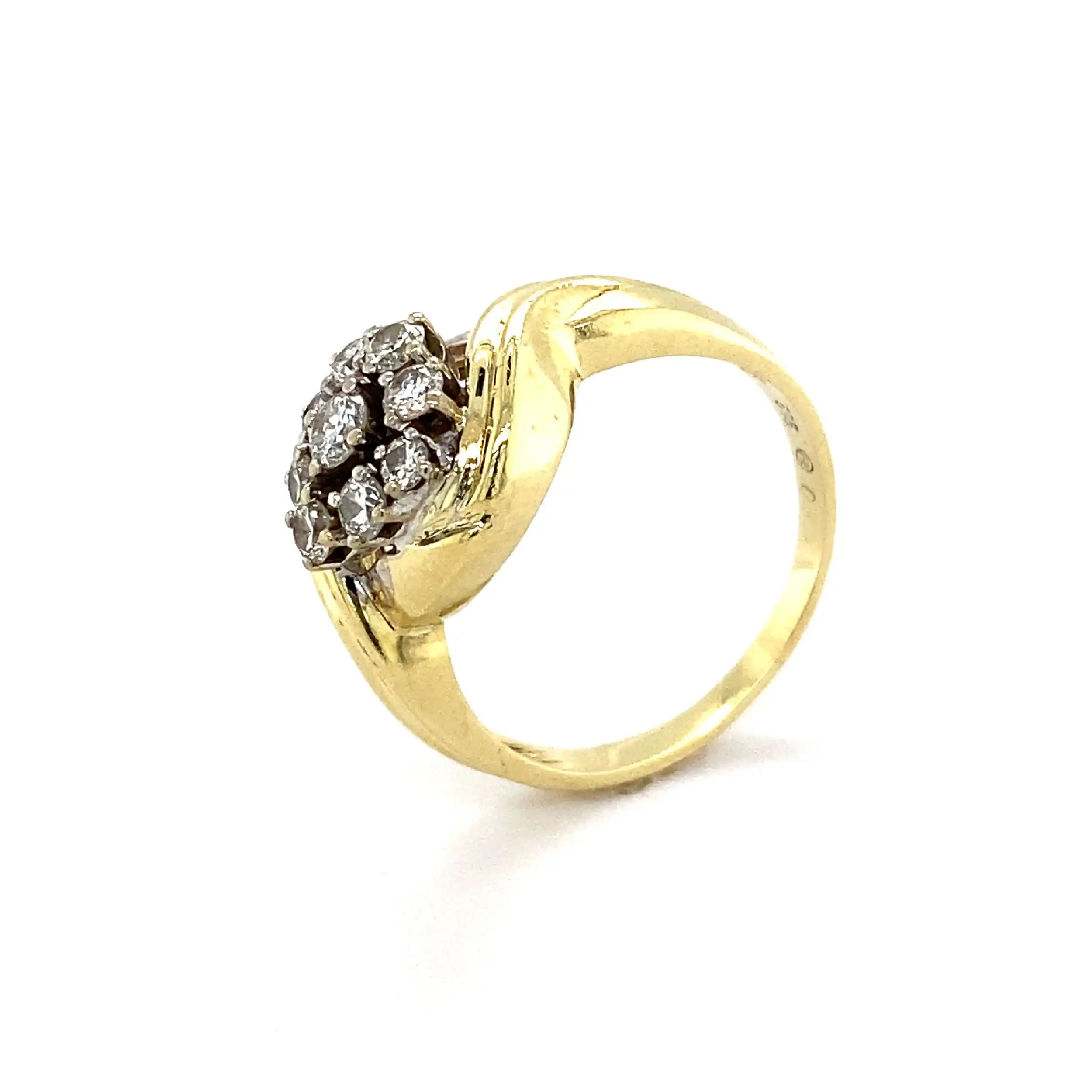 Ring Bicolor mit Brillanten Ring Bicolor mit Brillanten