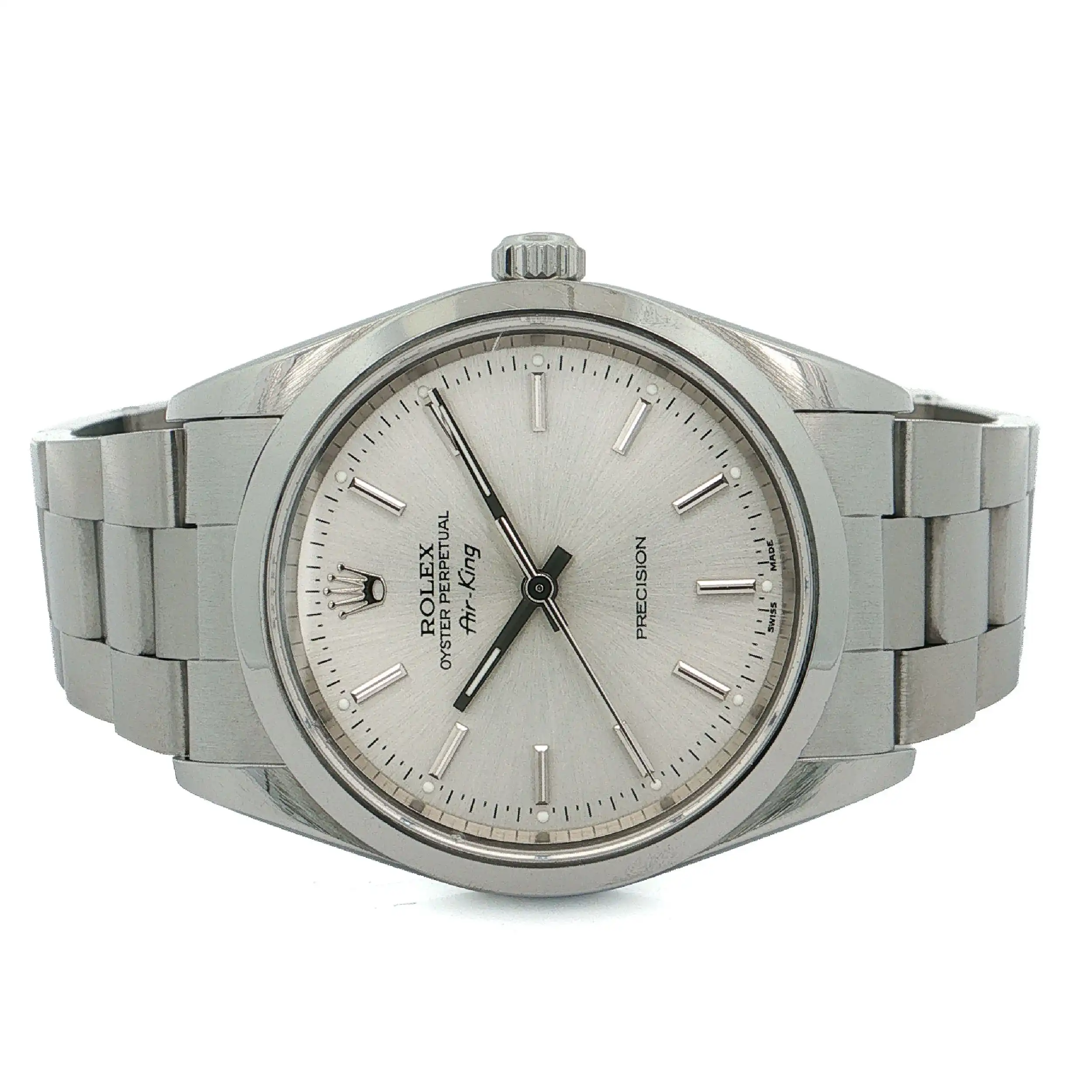 Damenuhr Rolex Airking ref: 14000M mit Box und Papieren