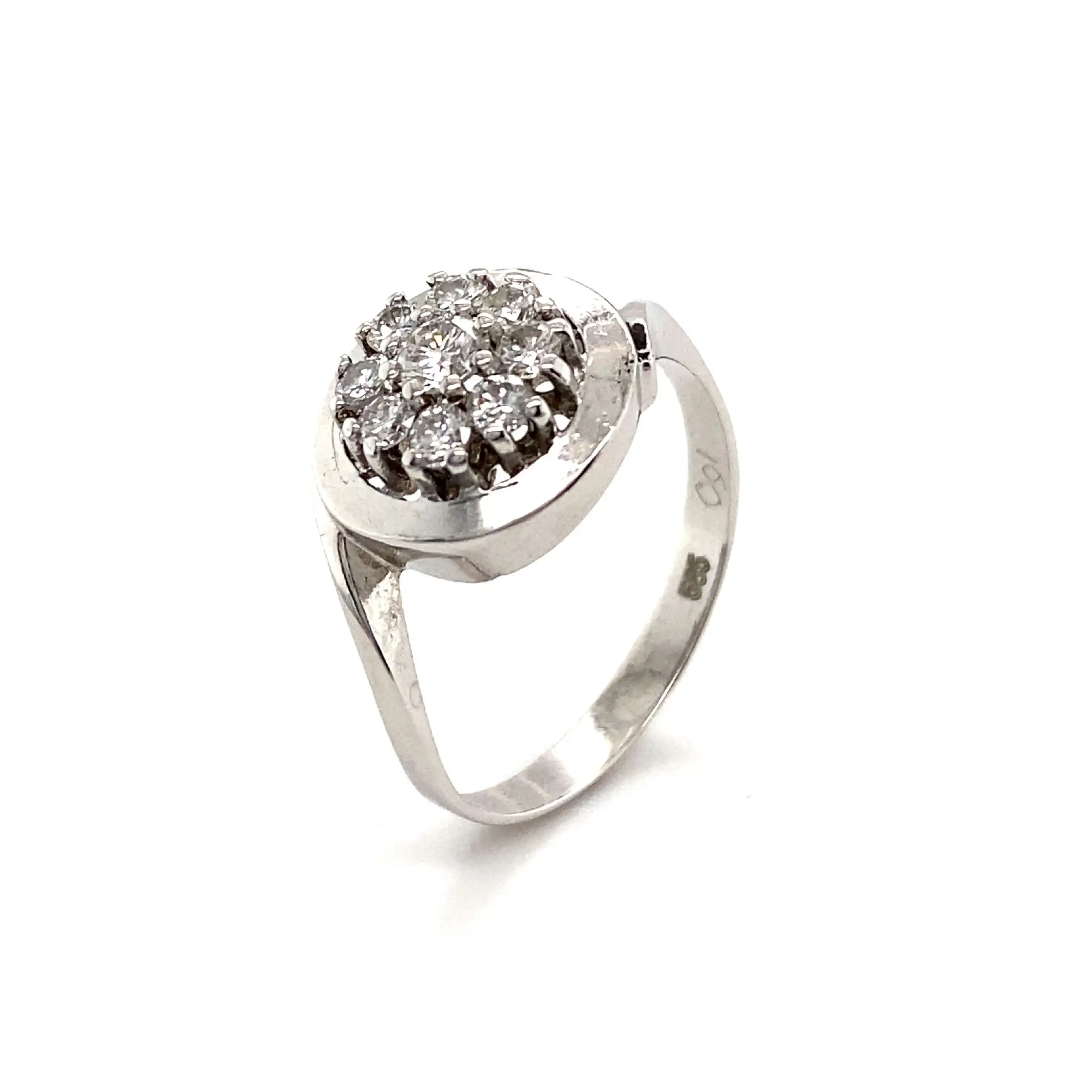 Ring Weißgold mit Brillanten Ring Weißgold mit Brillanten