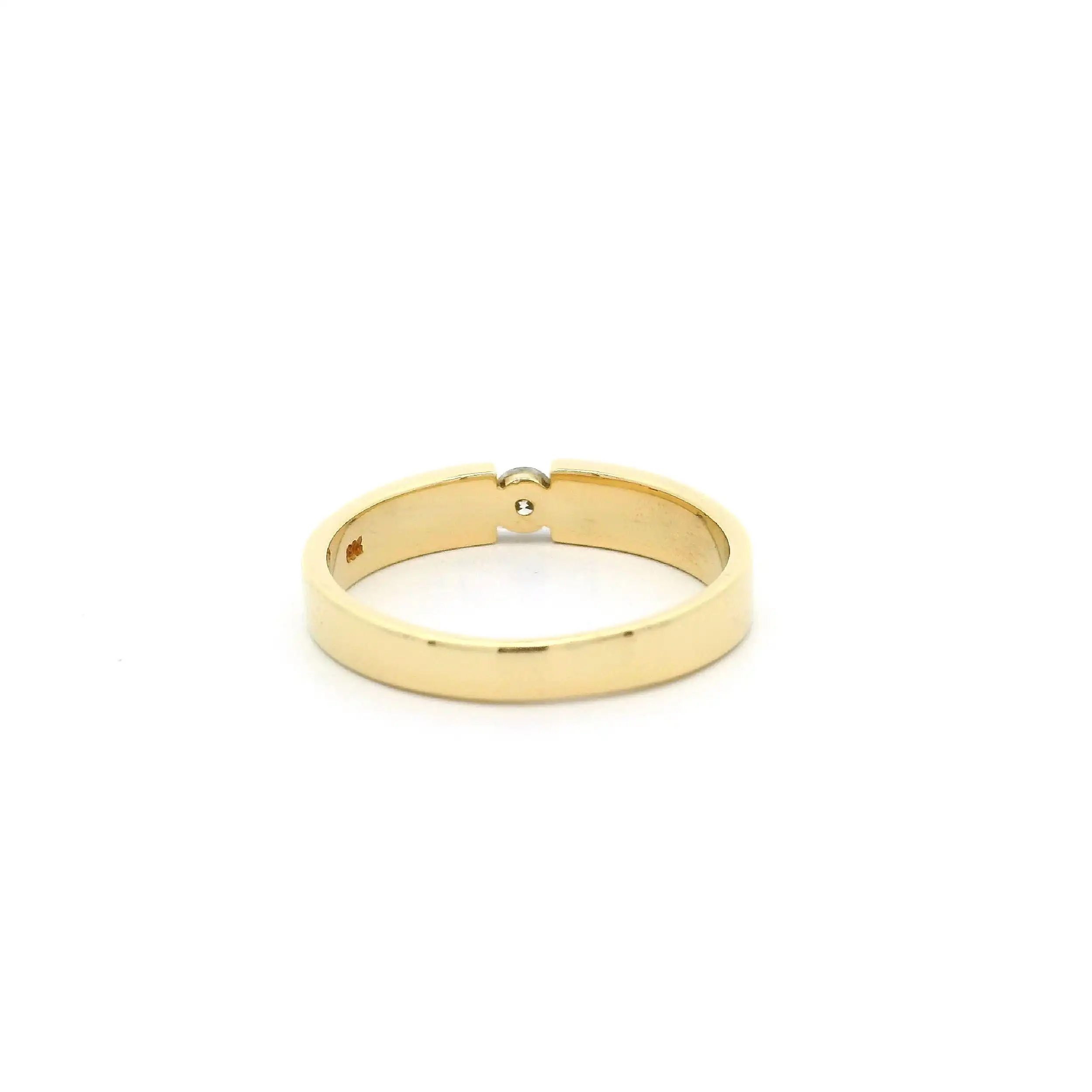 Ring Gelbgold Christ mit Brillant Ring Gelbgold Christ mit Brillant