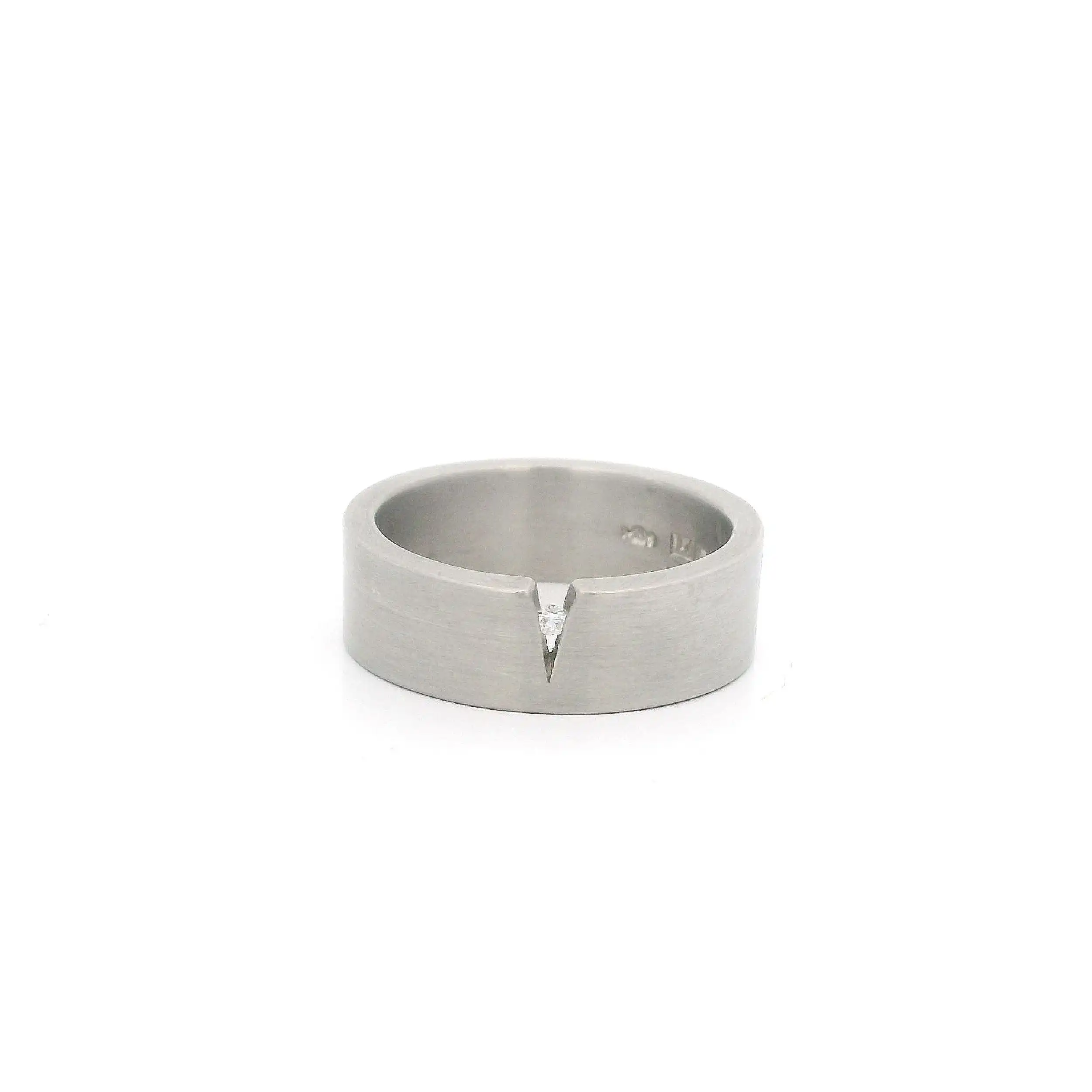 Ring Platin Niessing Kereb mit Brillant