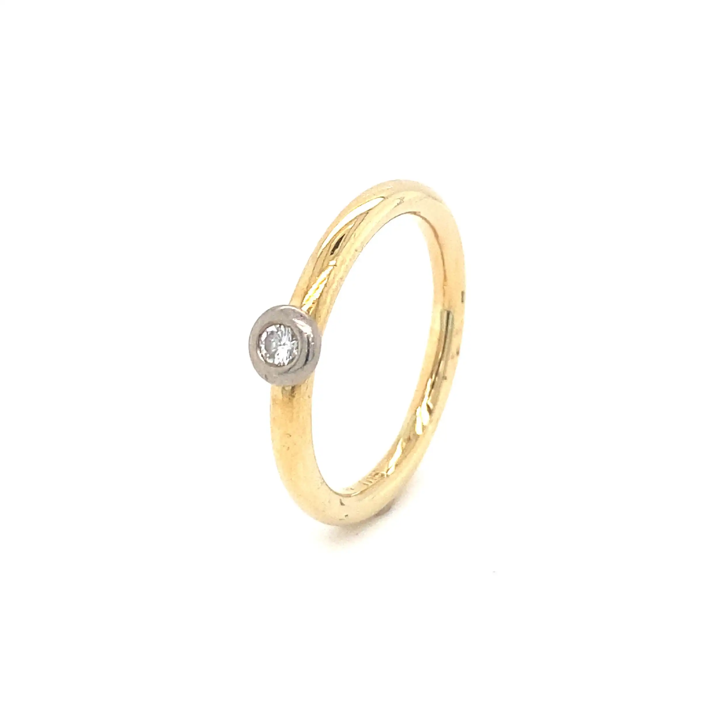 Ring Bicolor mit Brillanten Ring Bicolor mit Brillanten