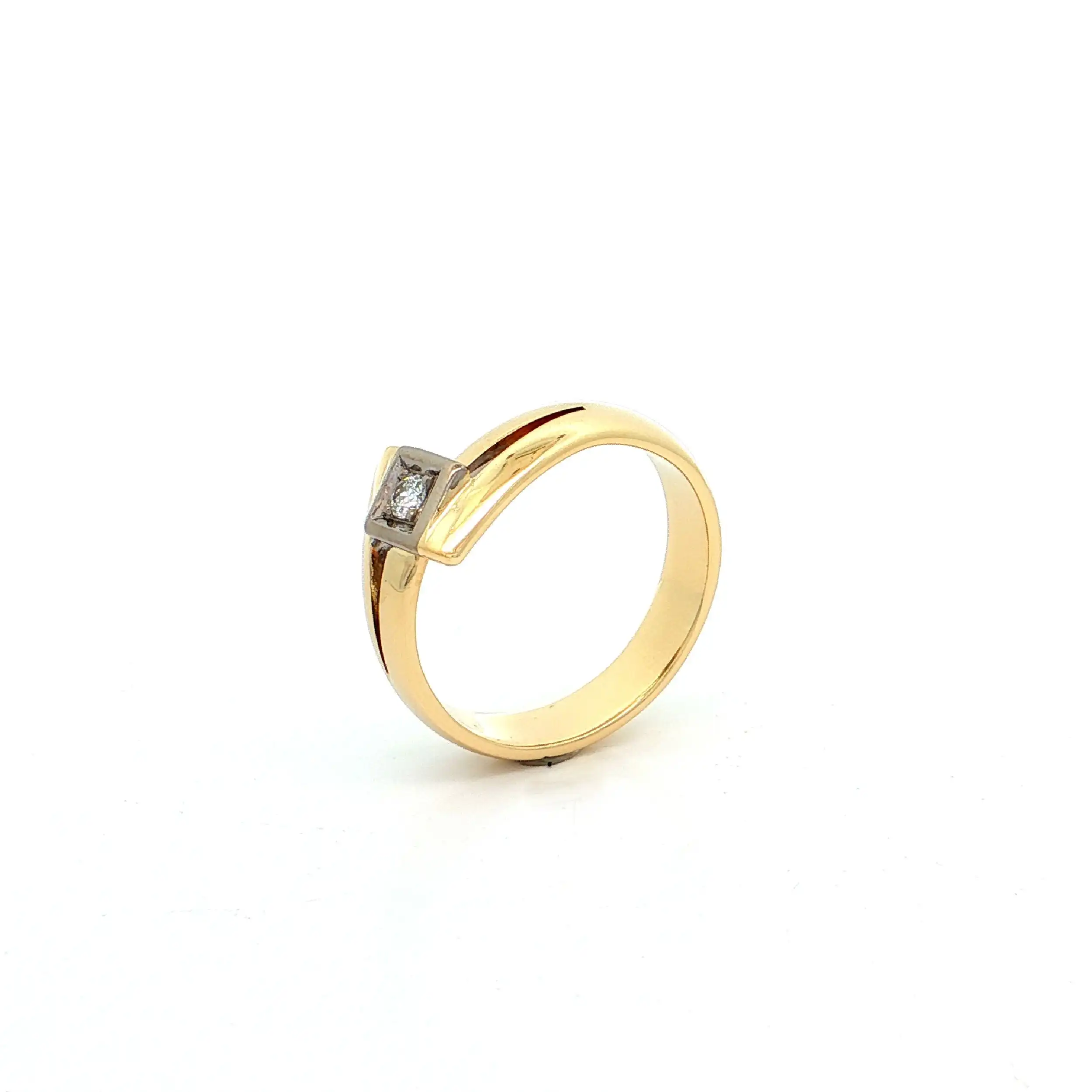 Ring Bicolor mit Brillant "Niessing"
