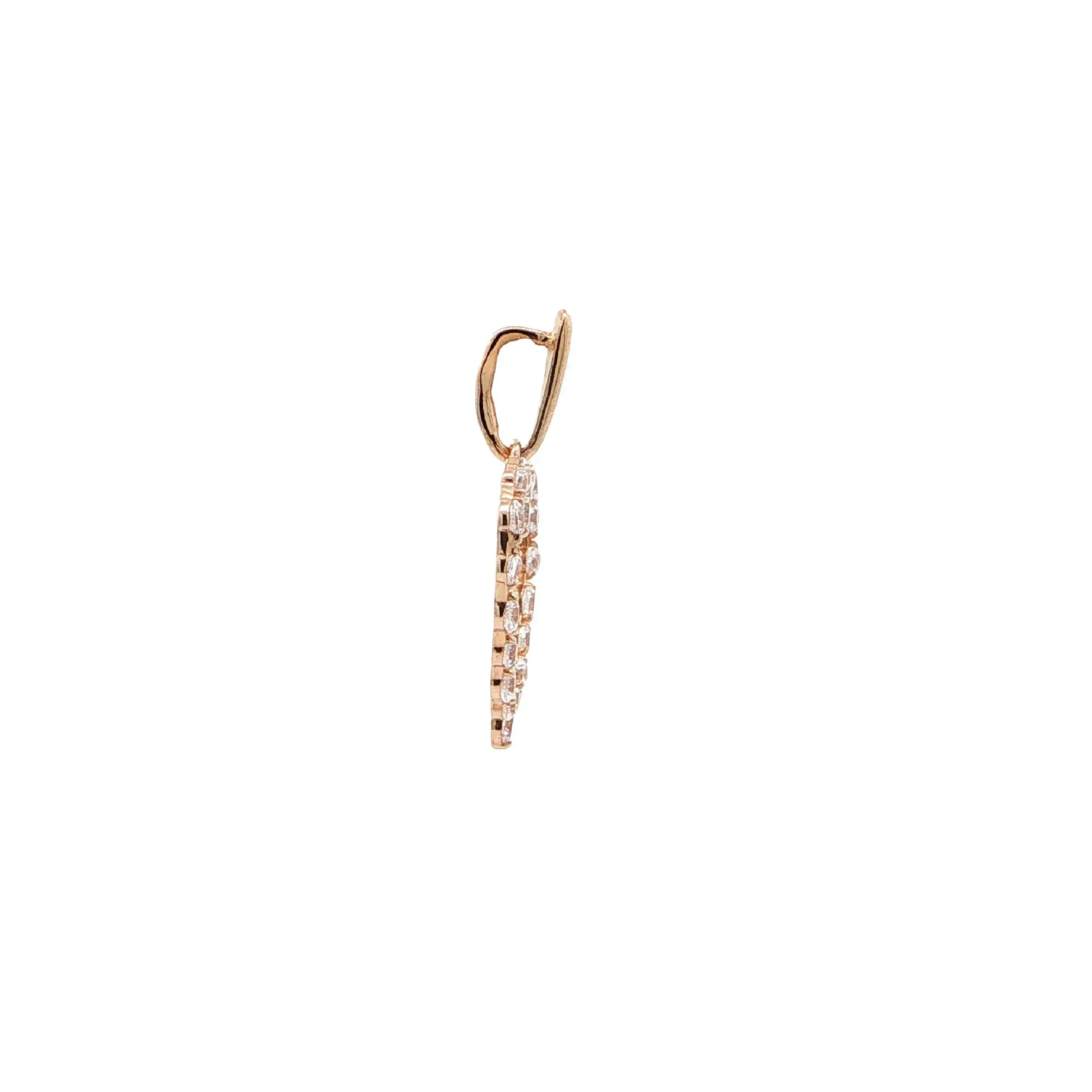 Anhänger Gelbgold Herz mit Zirkonia