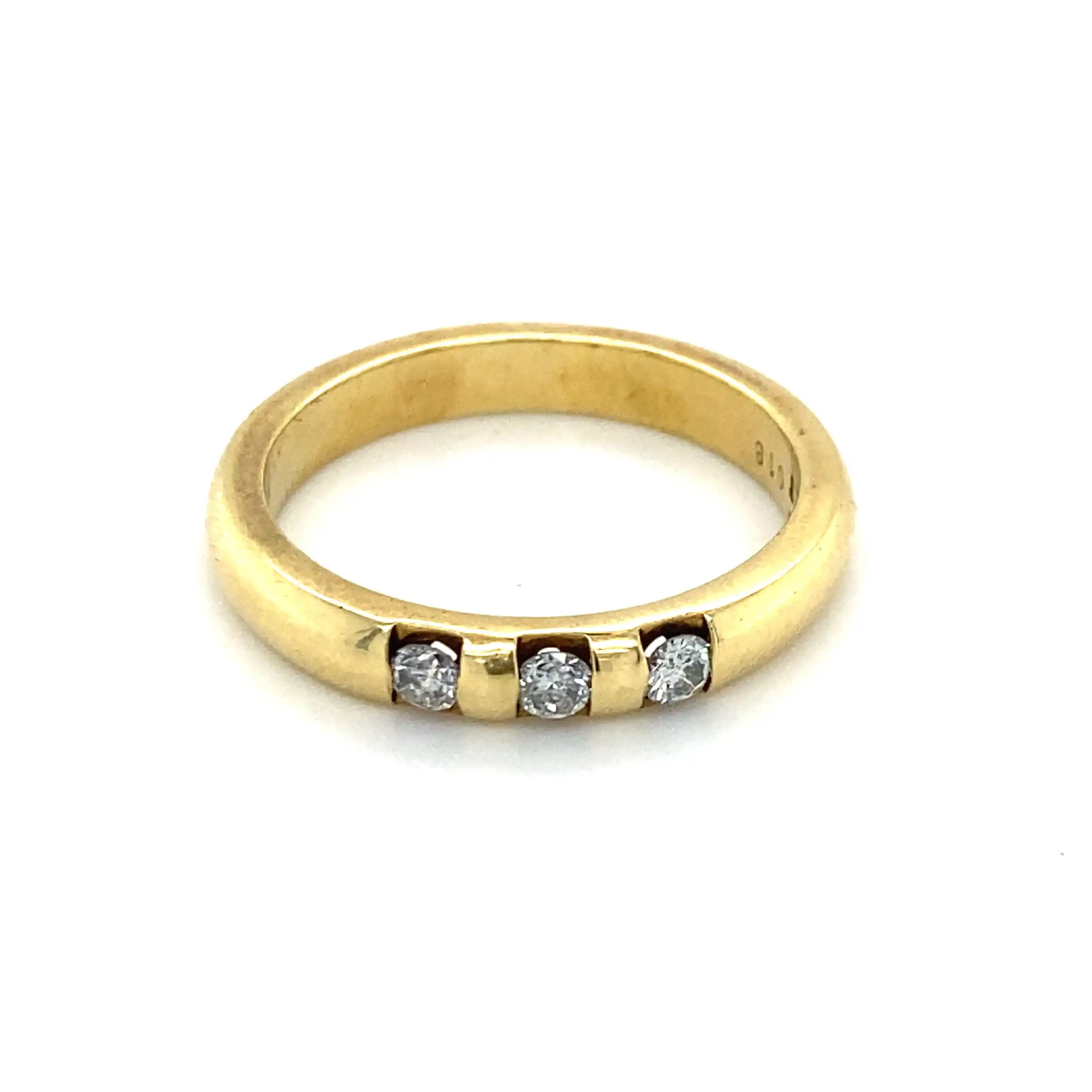 Ring Gelbgold mit Brillanten Ring Gelbgold mit Brillanten