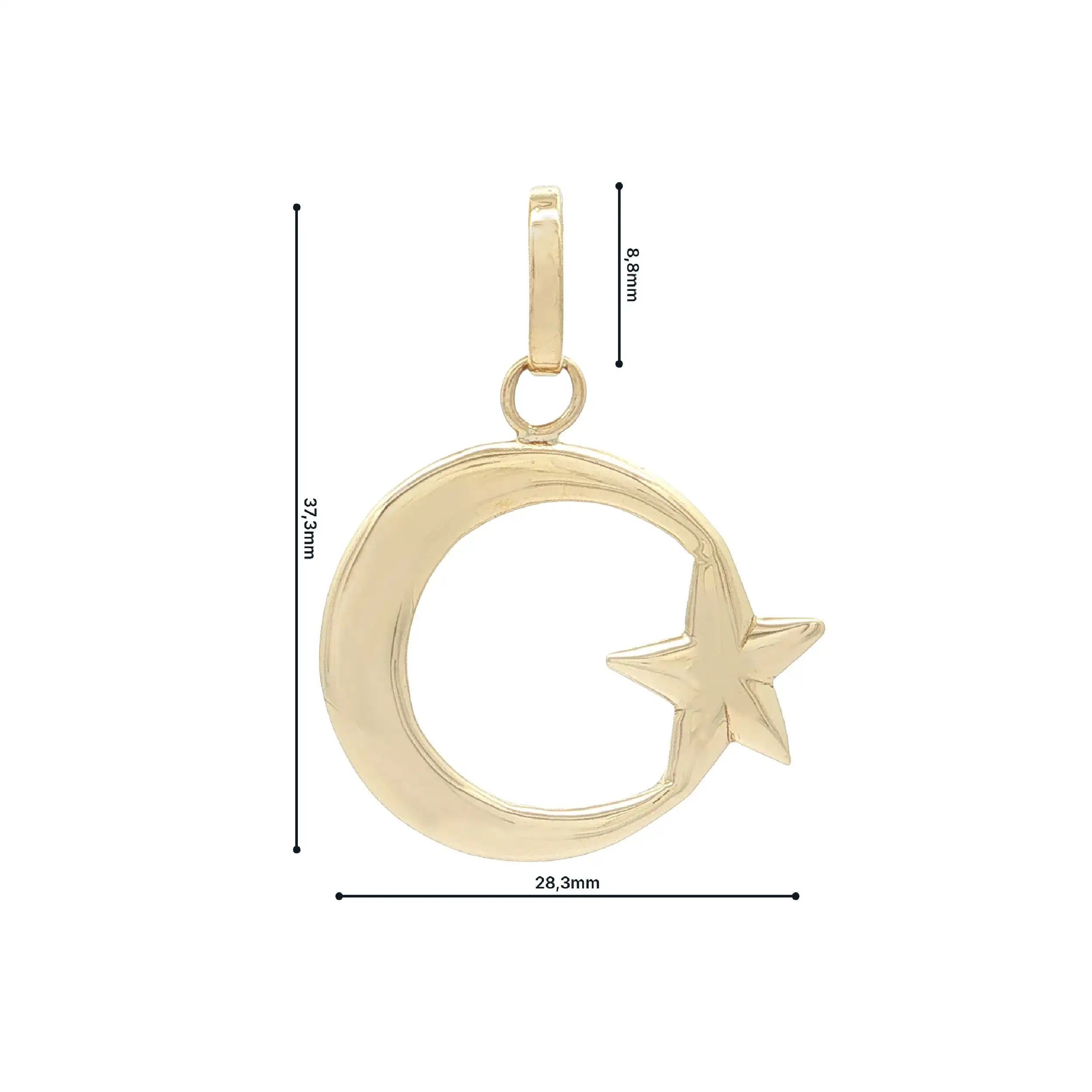 Anhänger Gelbgold