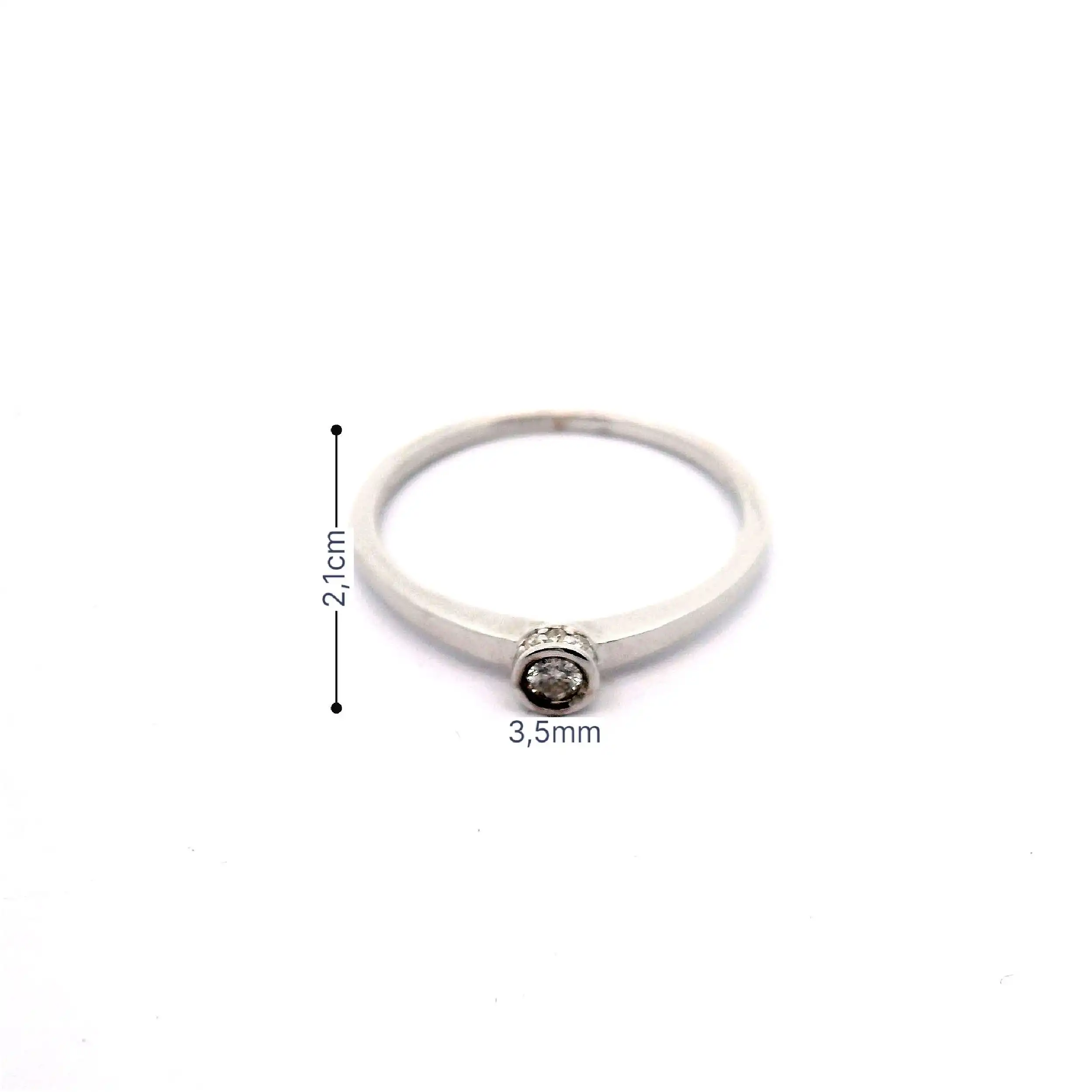 Ring Weißgold mit Brillant