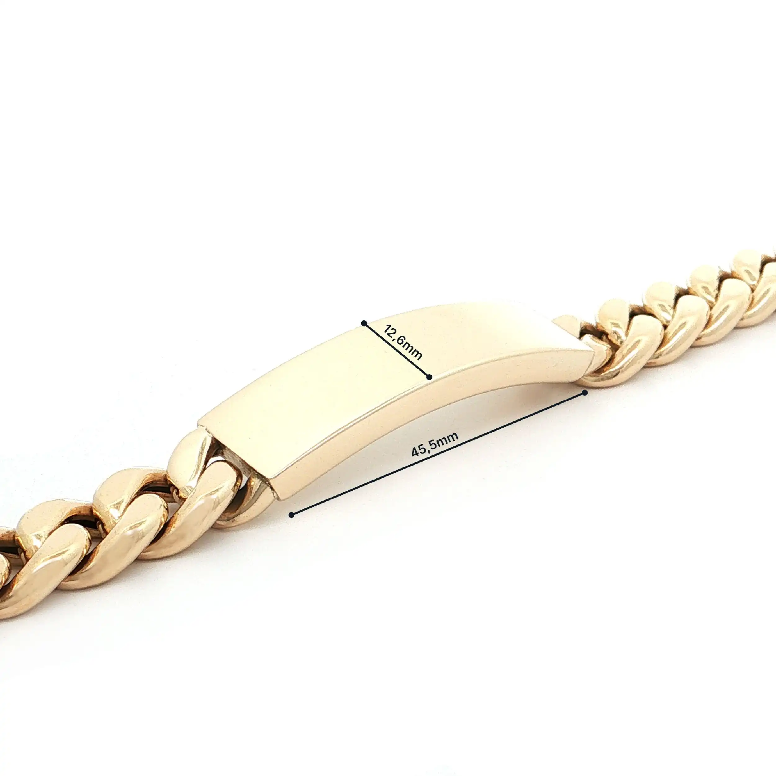 Identarmband Gelbgold