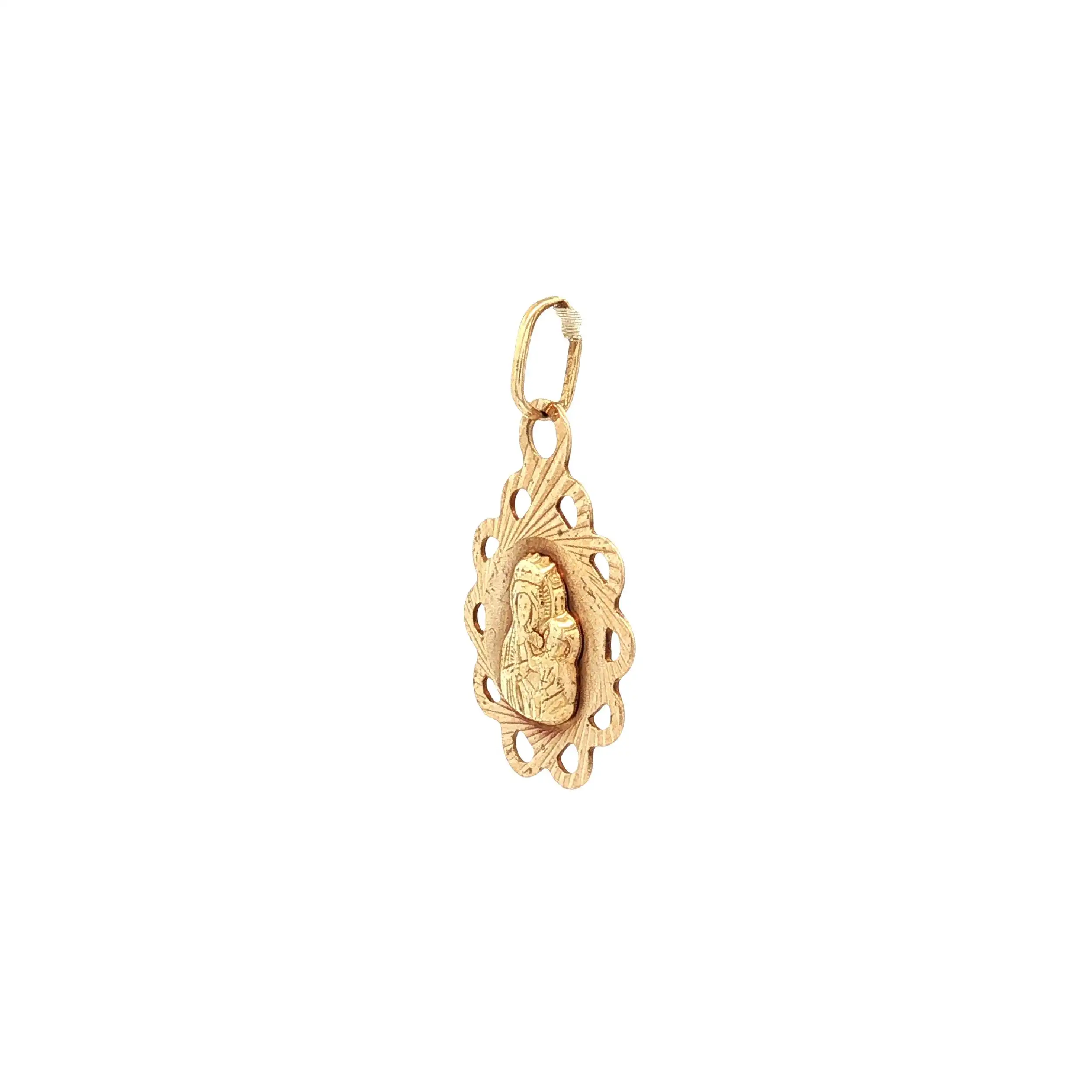 Anhänger Gelbgold "Maria und Jesus"