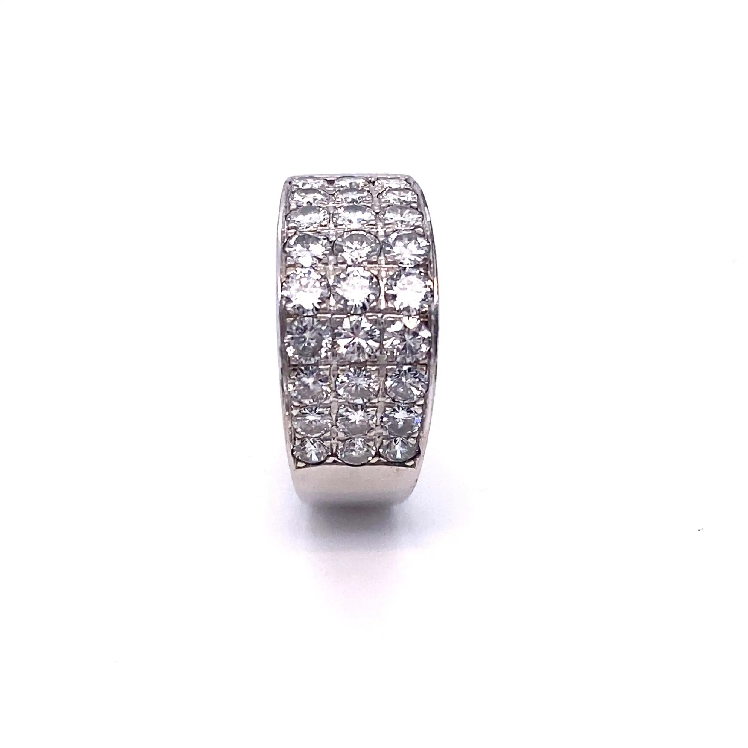 Ring Weißgold mit Brillanten, graviert mit 1,5ct Ring Weißgold mit Brillanten, graviert mit 1,5ct