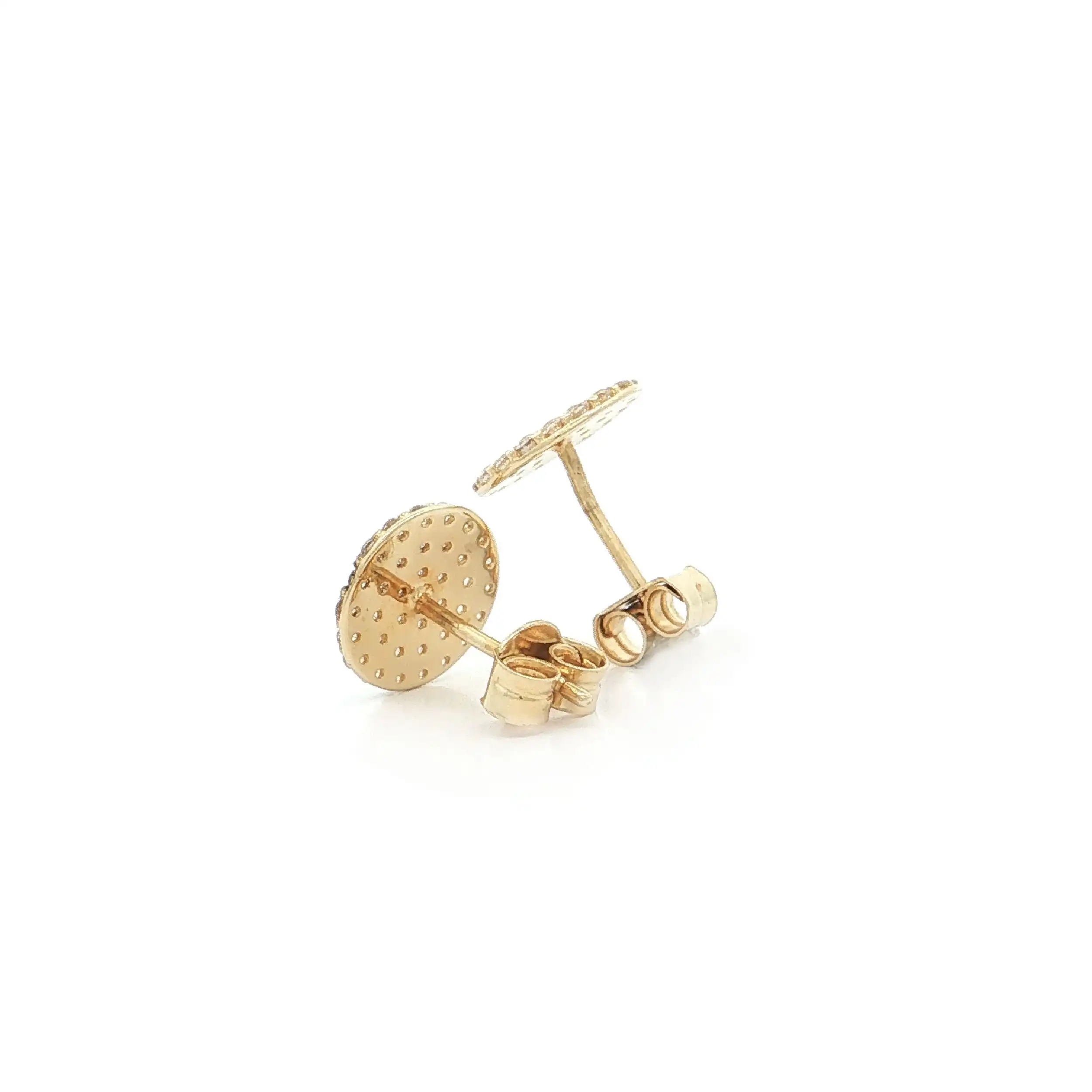 Ohrstecker Gelbgold mit Zirkonia