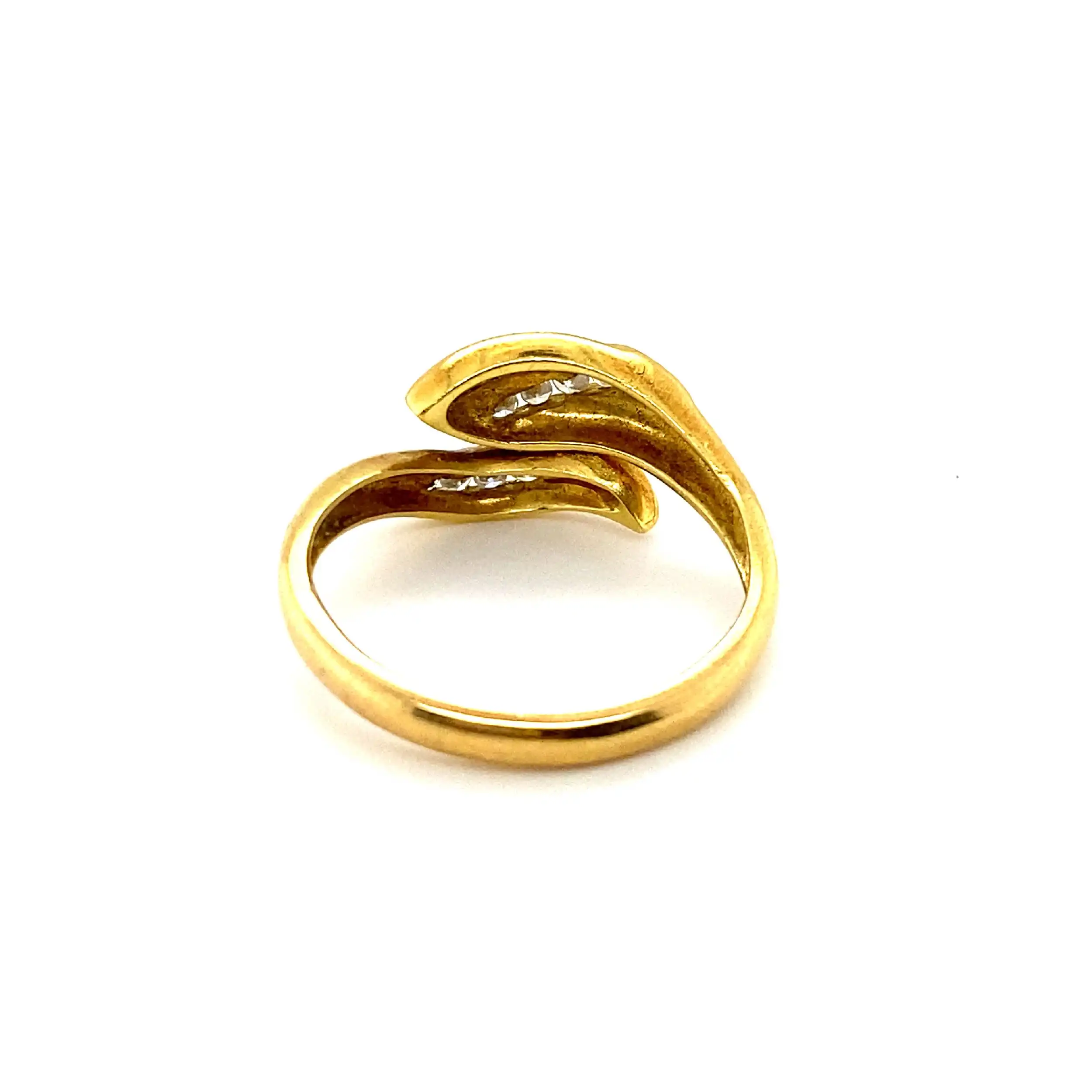 Ring Gelbgold mit Diamanten Ring Gelbgold mit Diamanten