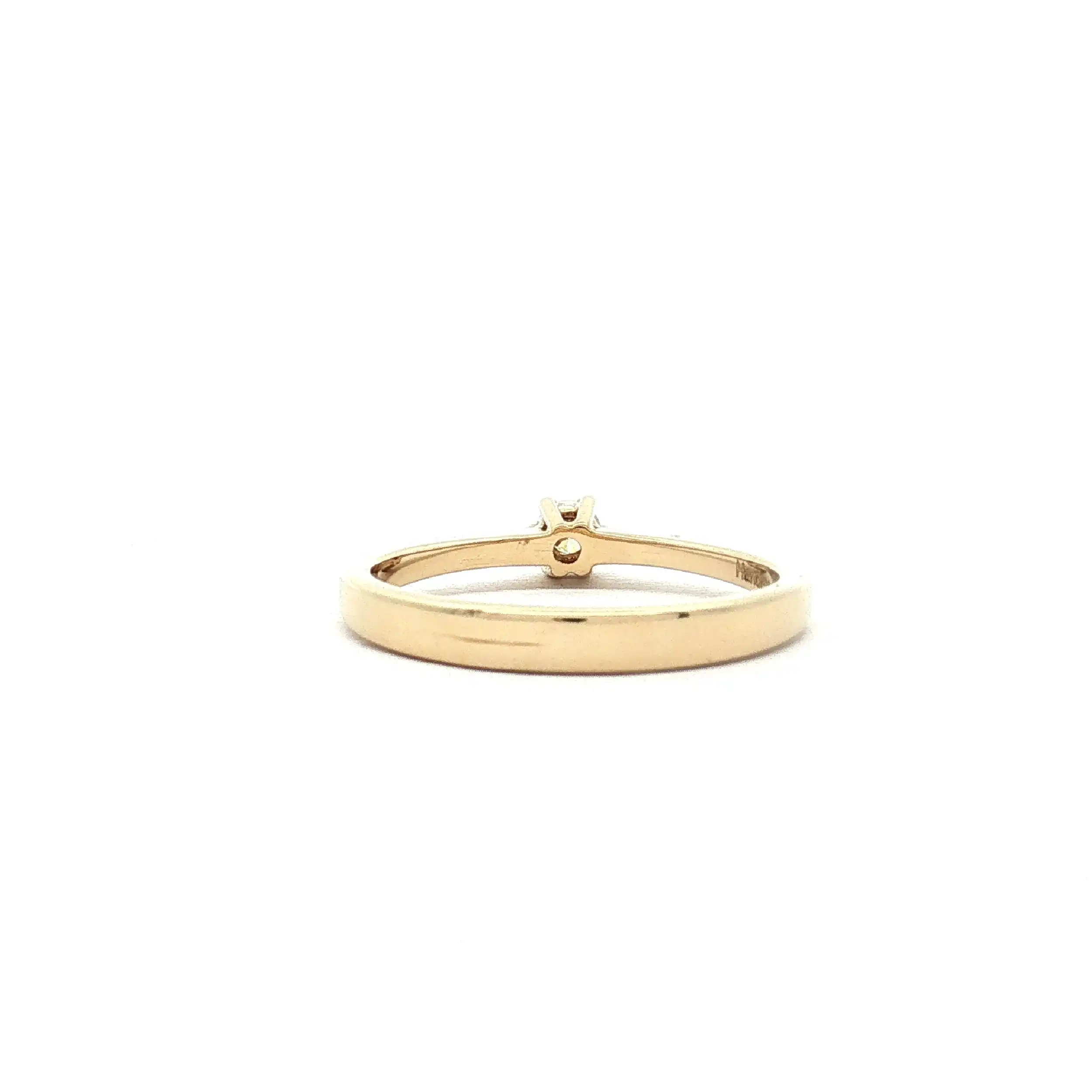 Ring Gelbgold mit Solitär Brillant Ring Gelbgold mit Solitär Brillant