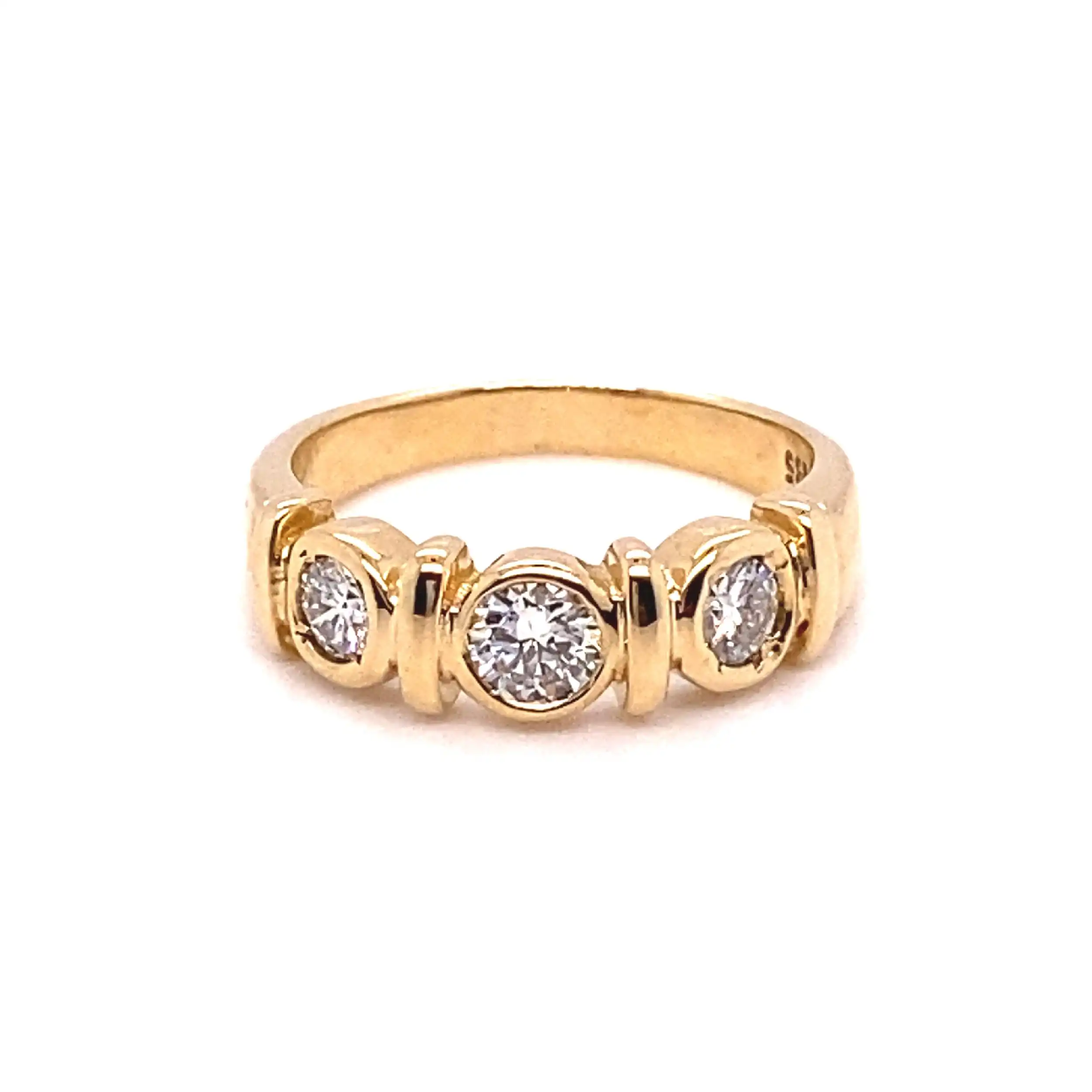 Ring Gelbgold mit Brillanten Ring Gelbgold mit Brillanten