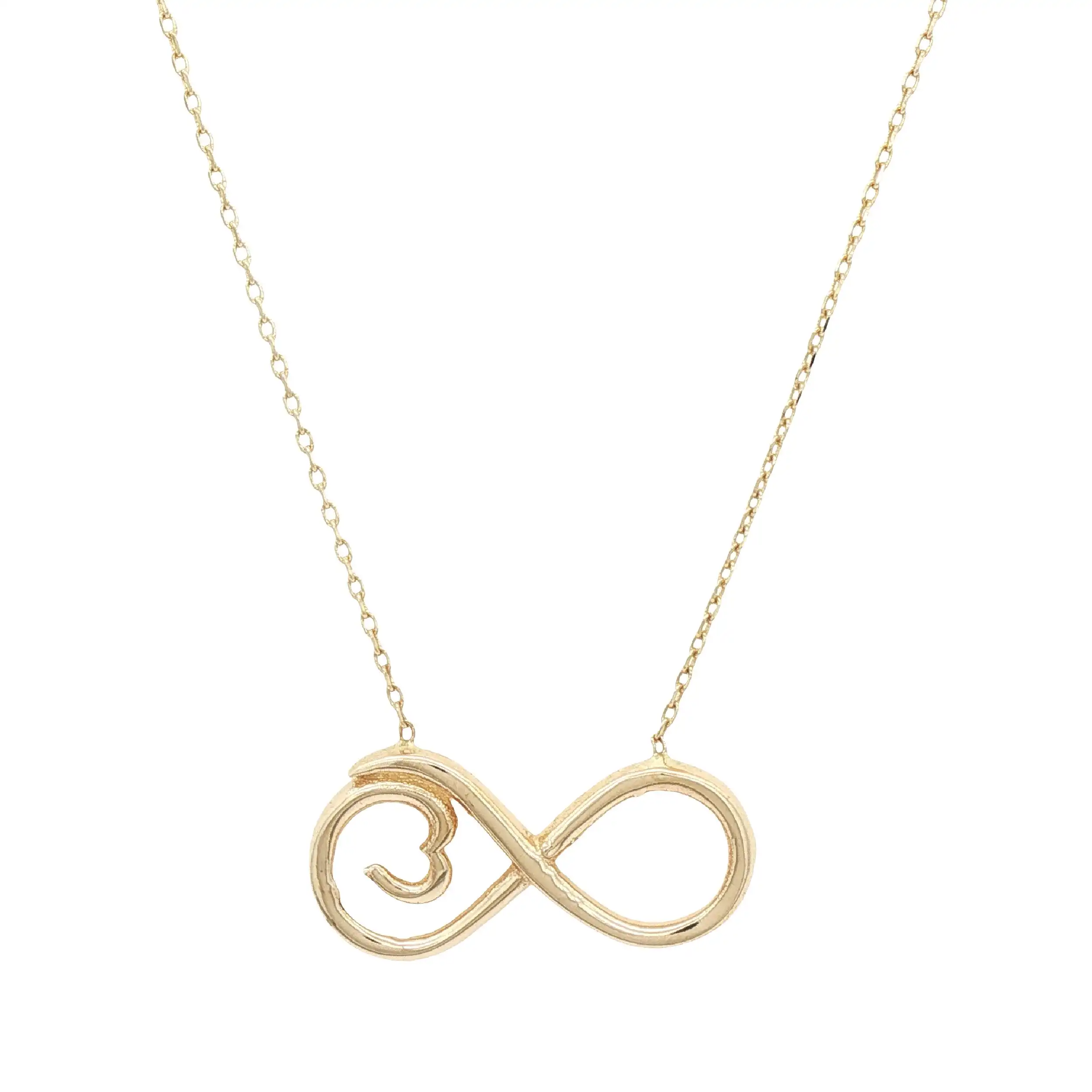 Collier Gelbgold mit Endless Anhänger