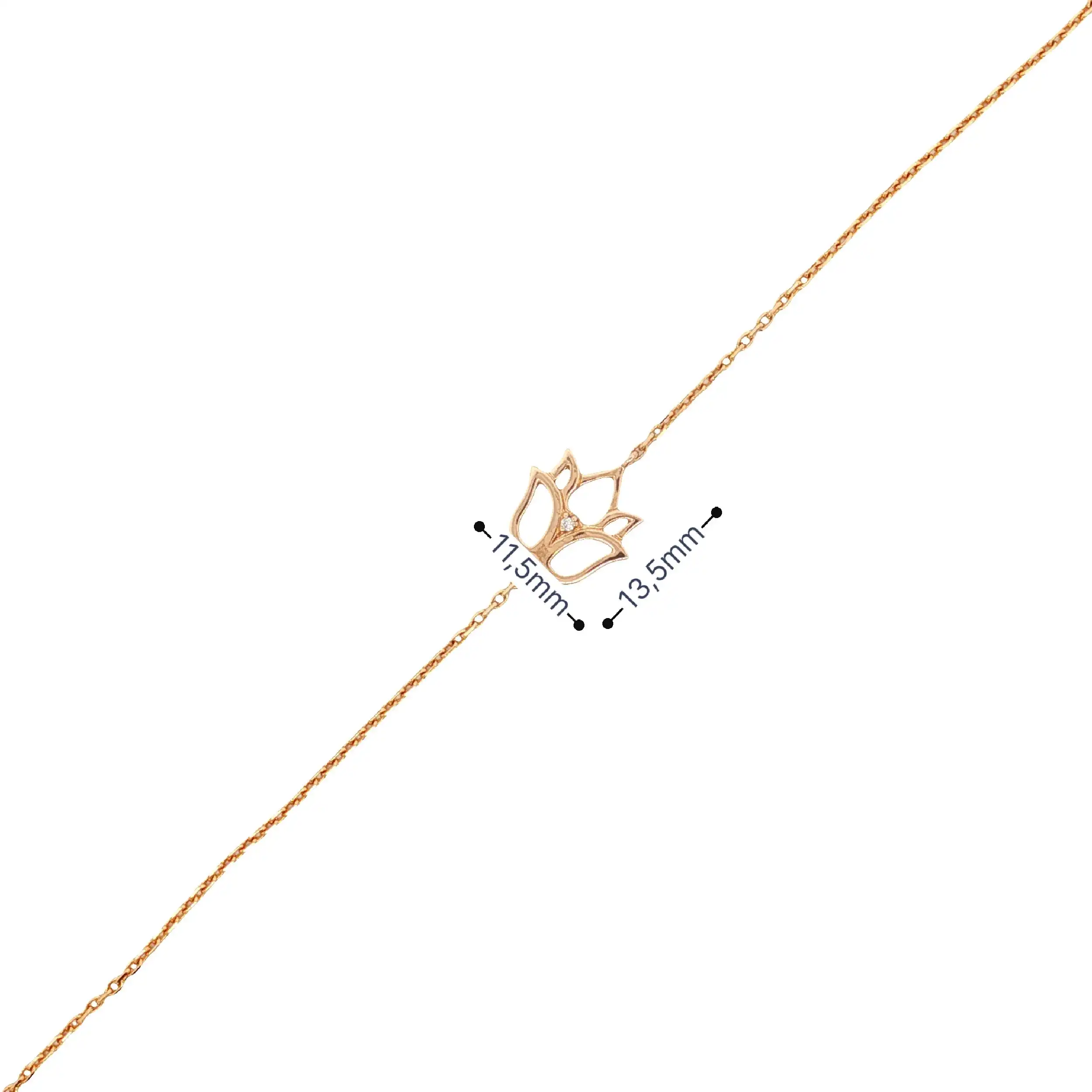 Ankerarmband Gelbgold Thomas Sabo mit Brillant Ankerarmband Gelbgold Thomas Sabo mit Brillant