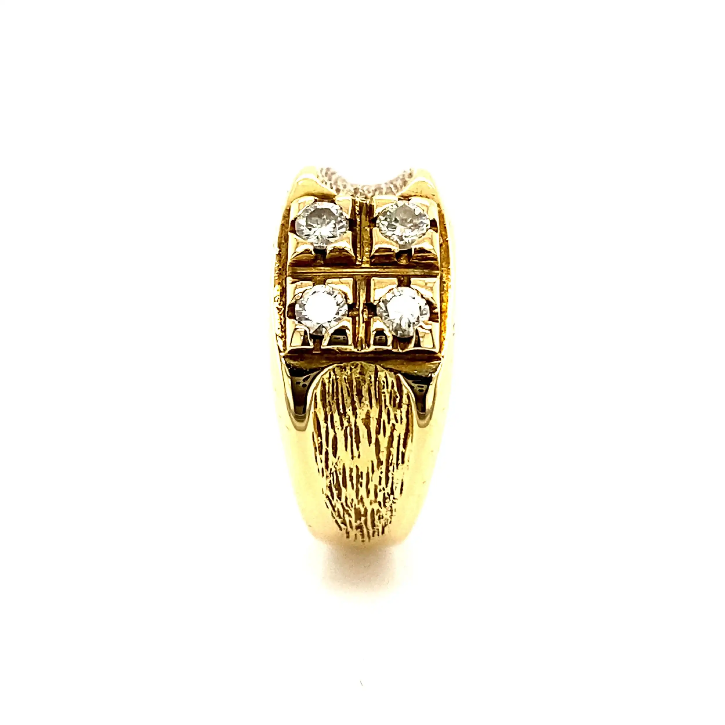 Ring Gelbgold mit Brillanten