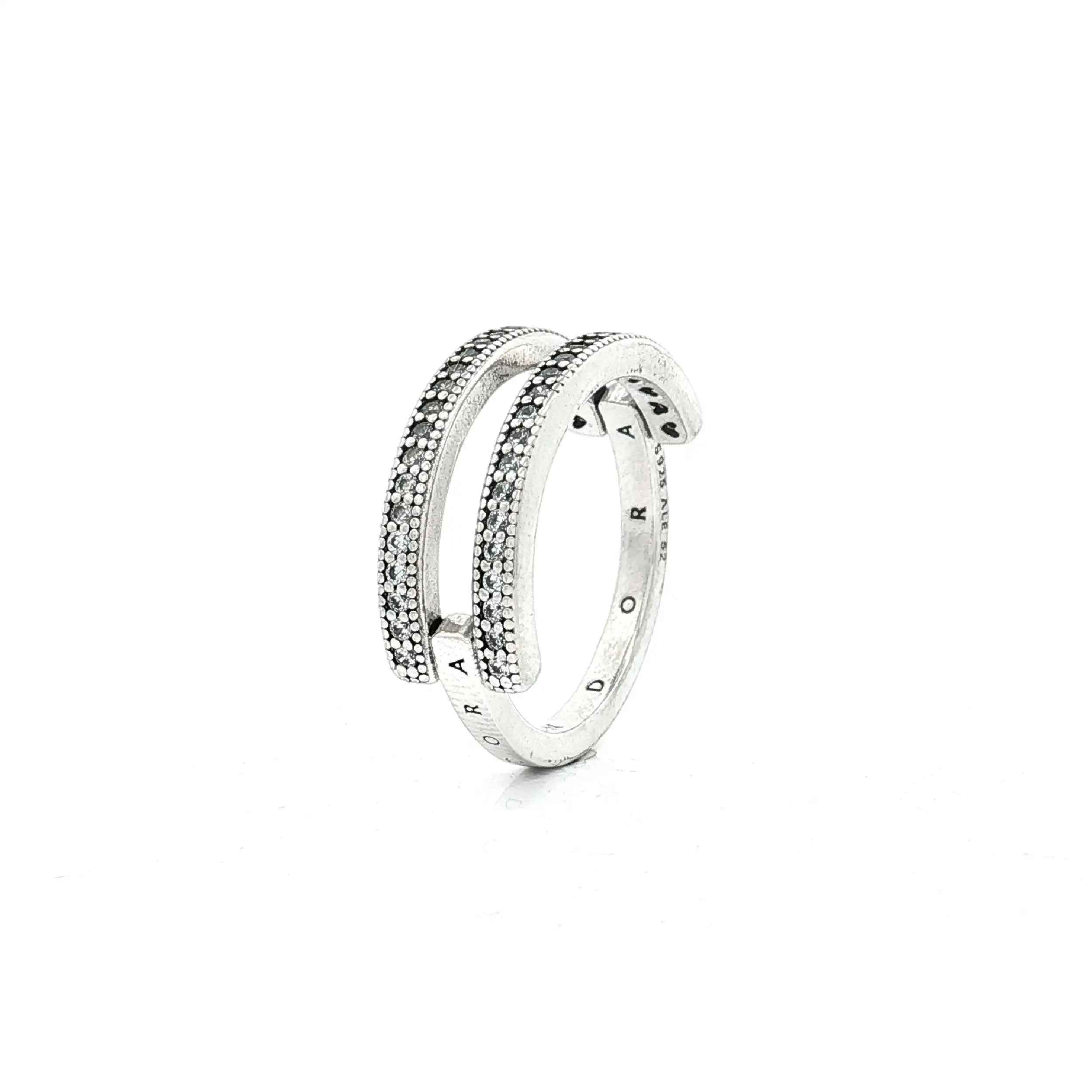 Ring Silber Pandora mit Zirkonia Ring Silber Pandora mit Zirkonia