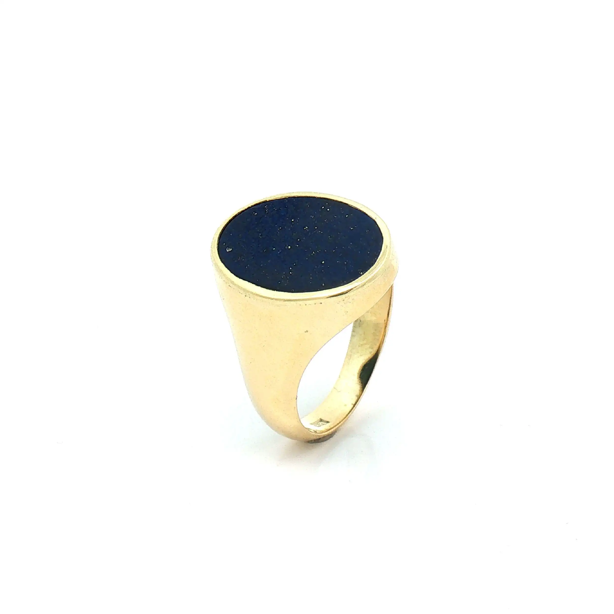 Ring Gelbgold mit Lapislazuli