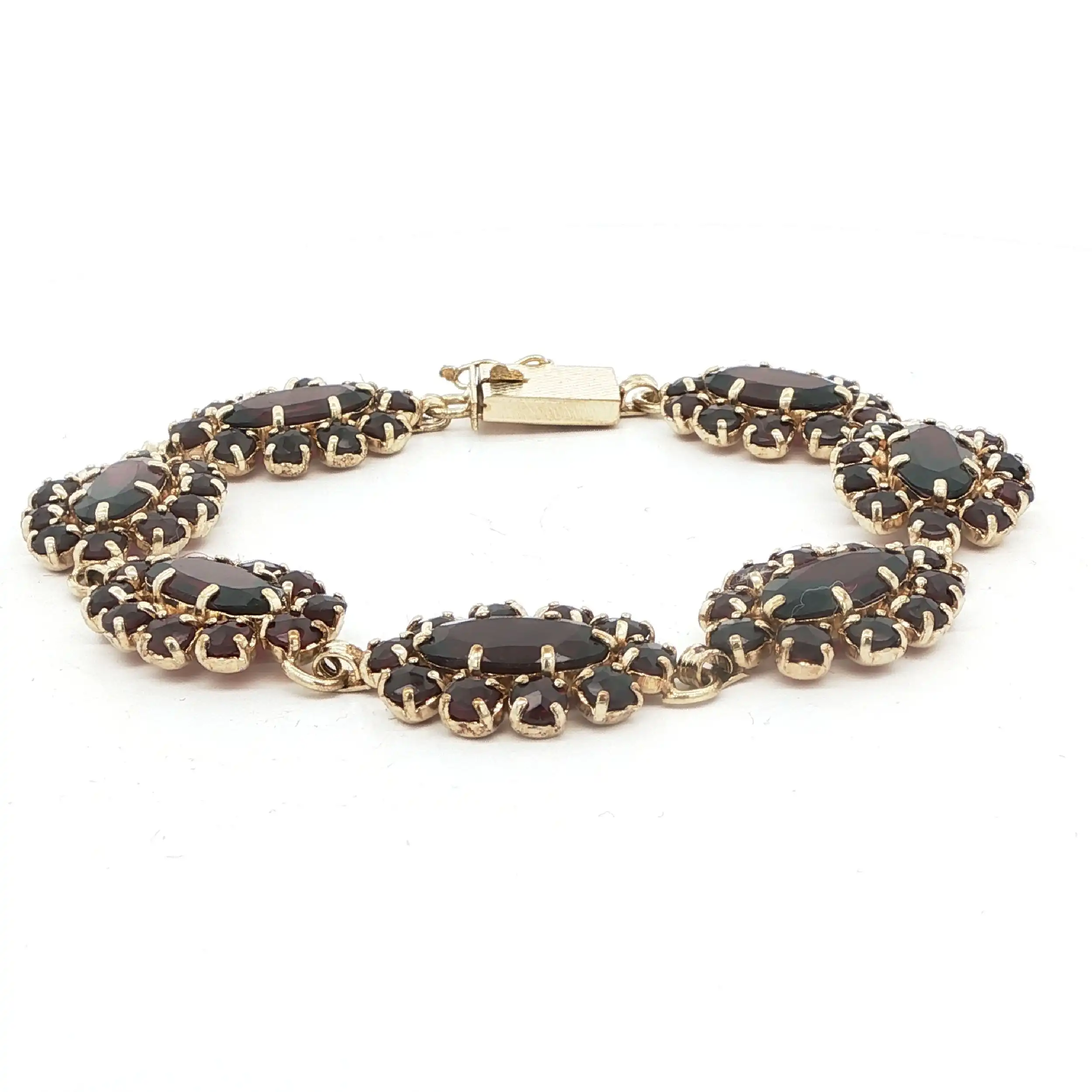Armband Gelbgold mit Granat