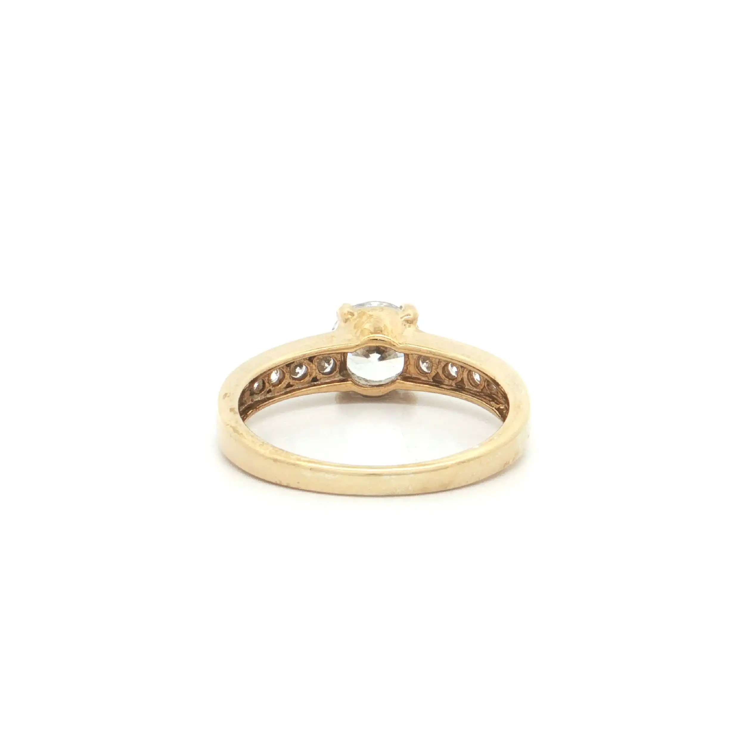 Ring Silber vergoldet mit Zirkonia
