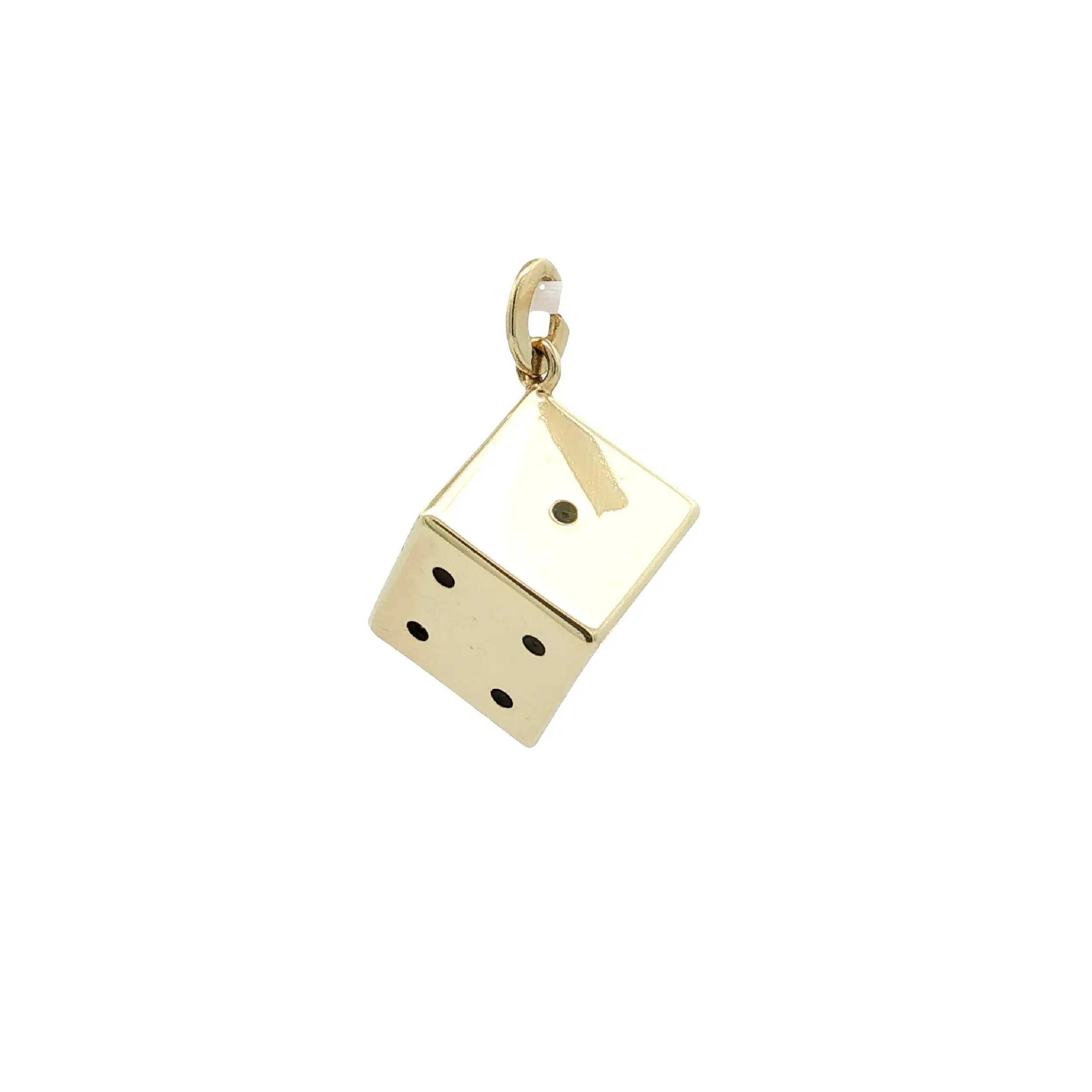 Anhänger Gelbgold Würfel