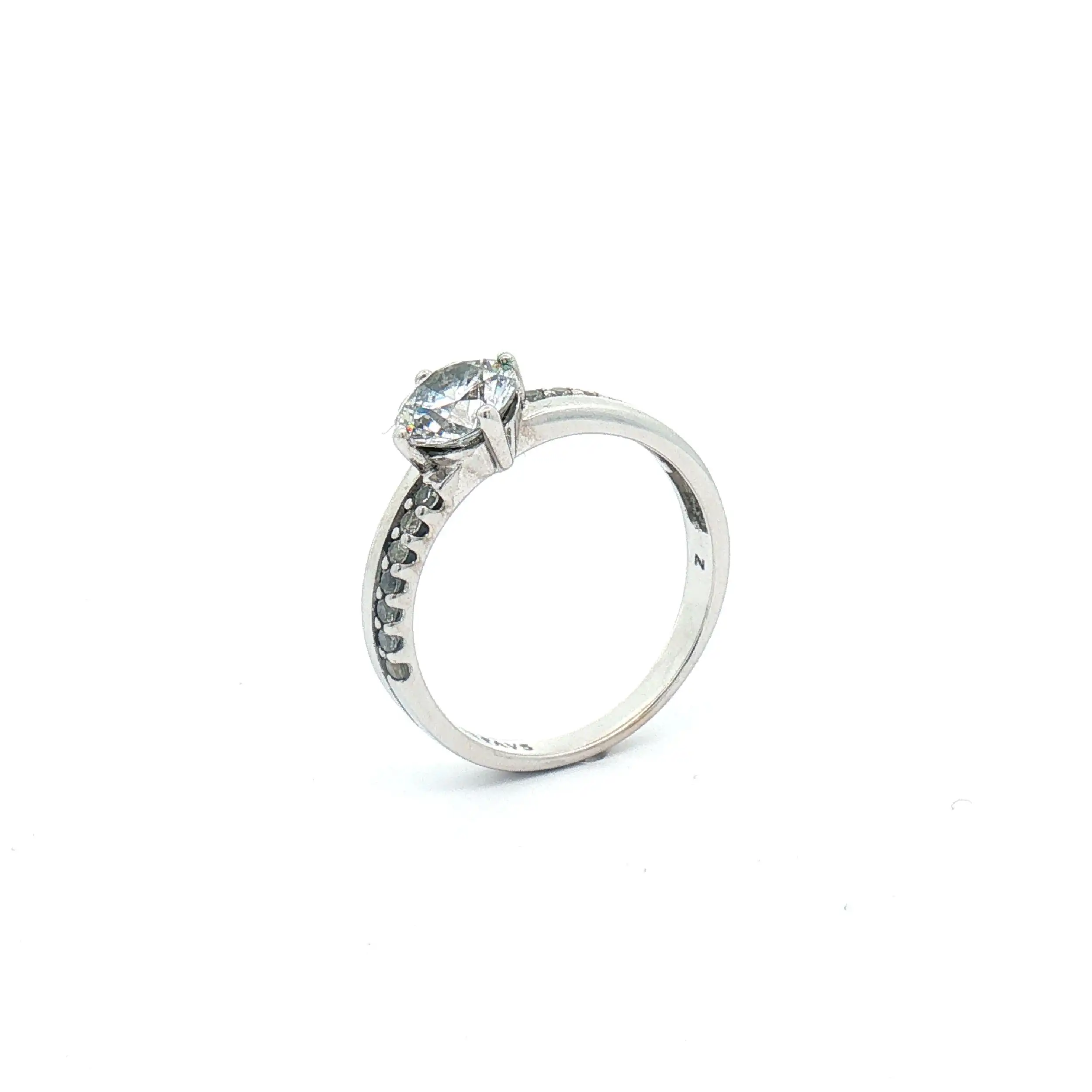 Ring Weißgold mit Zirkonia
