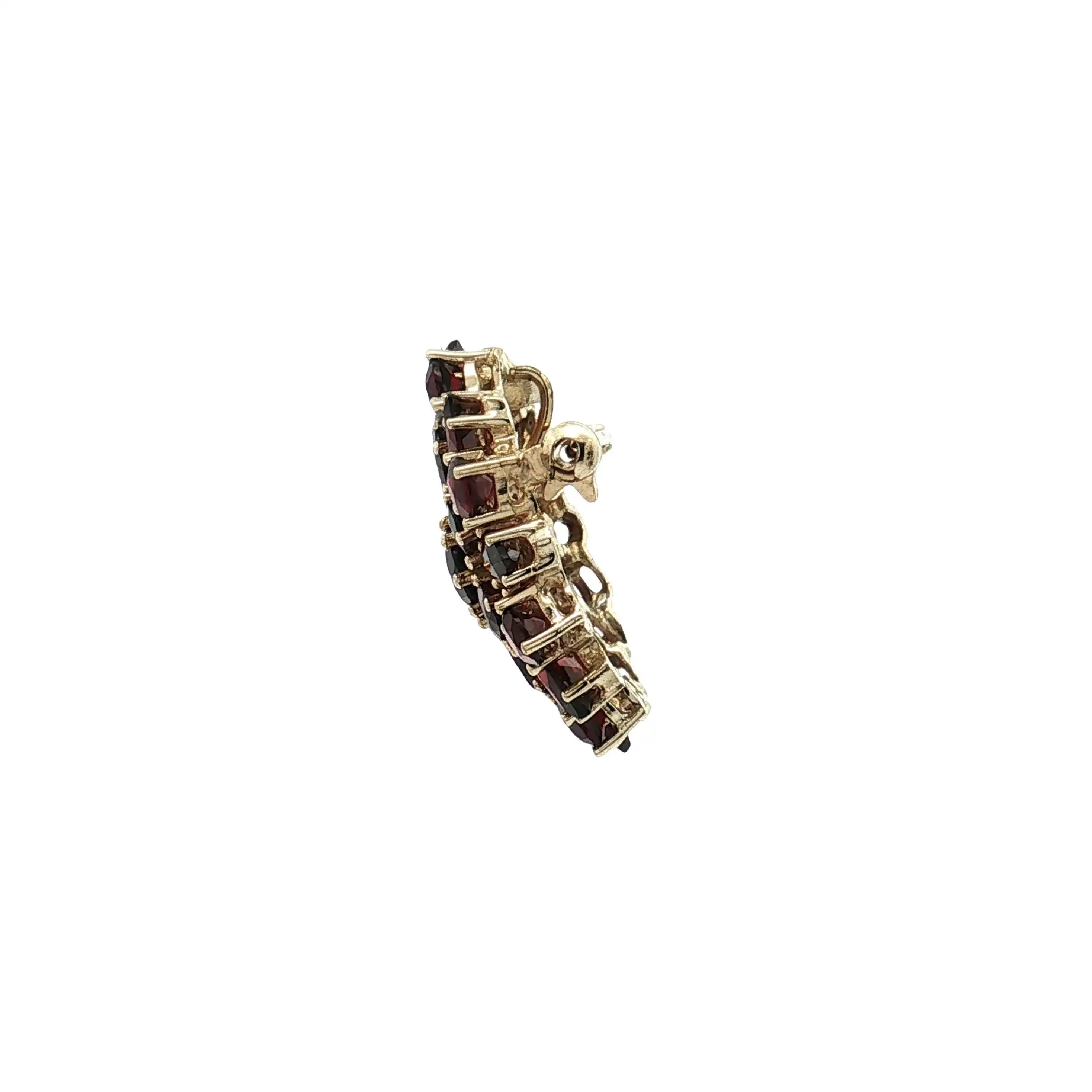 Anhänger / Nadel Gelbgold mit Granat Anhänger / Nadel Gelbgold mit Granat