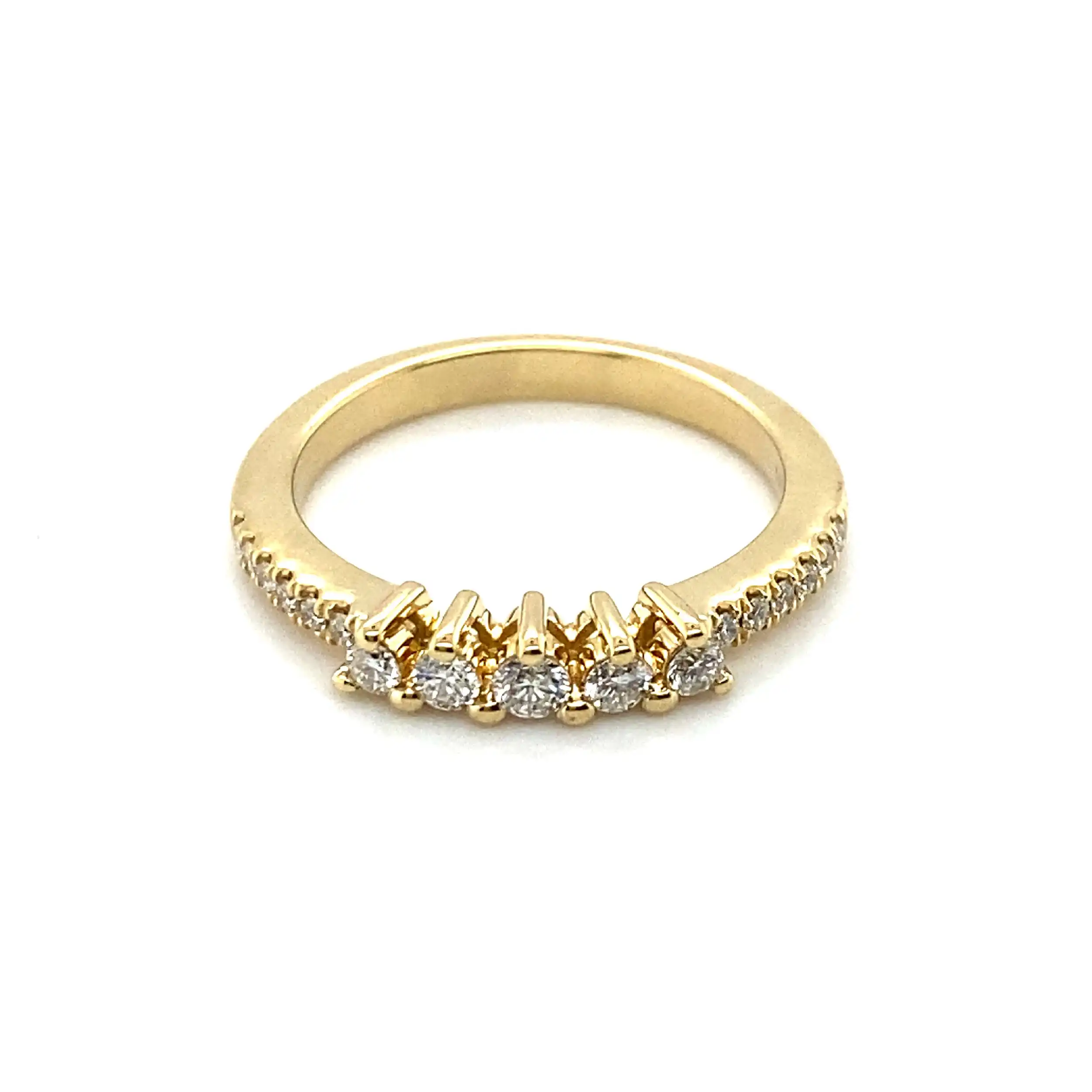 Ring Gelbgold mit Brillanten Ring Gelbgold mit Brillanten