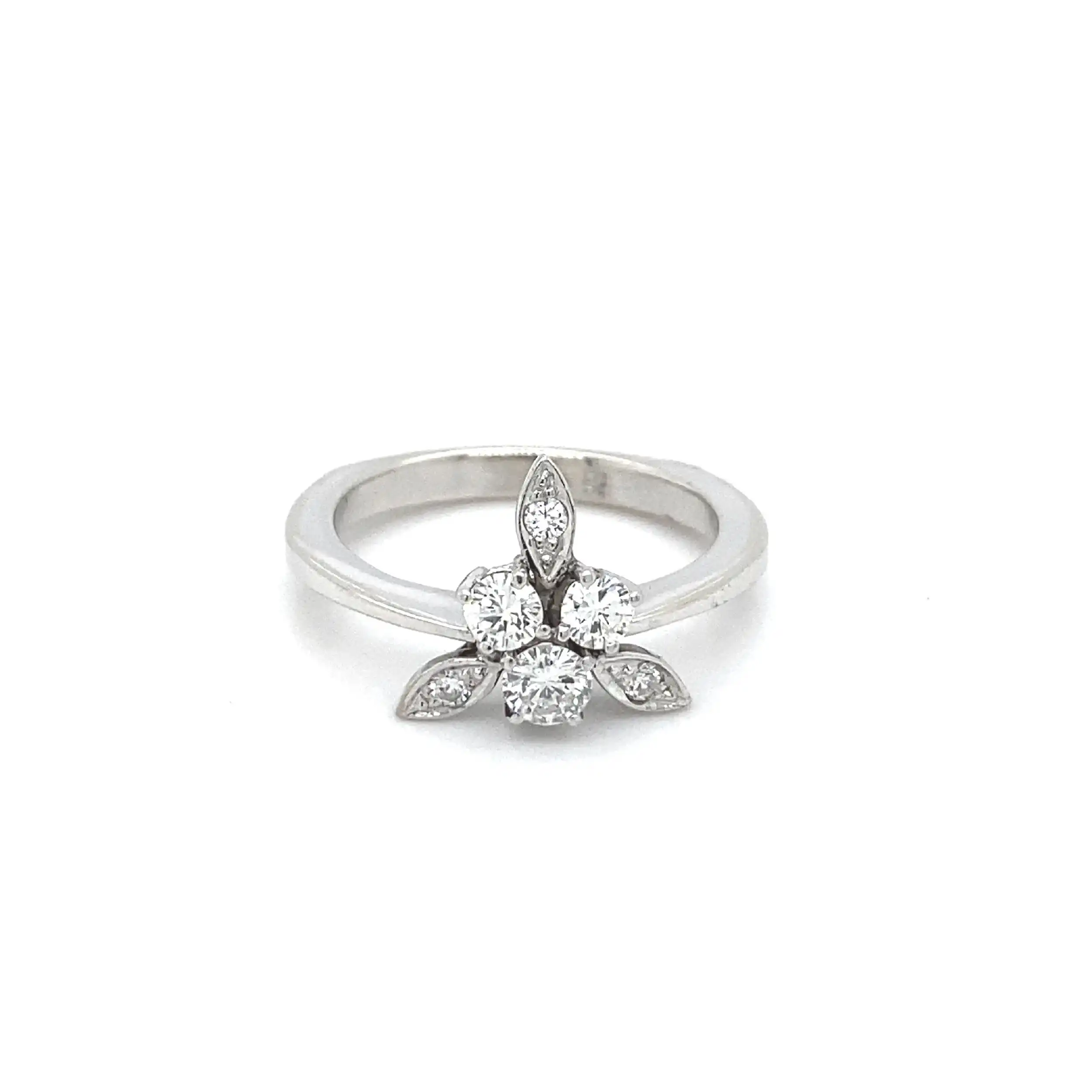 Ring Weißgold mit Brillanten Ring Weißgold mit Brillanten