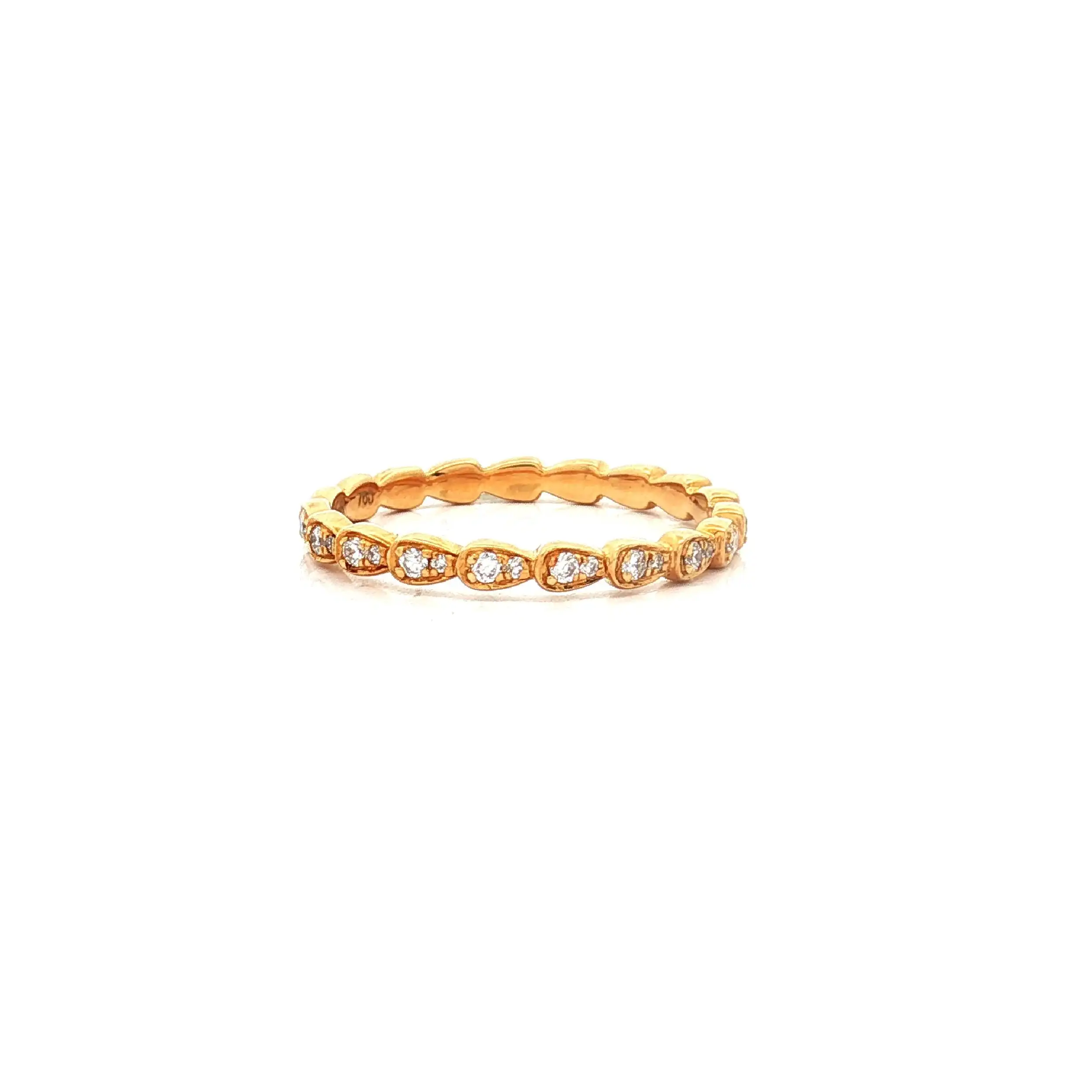 Memoryring Gelbgold mit Brillanten Memoryring Gelbgold mit Brillanten