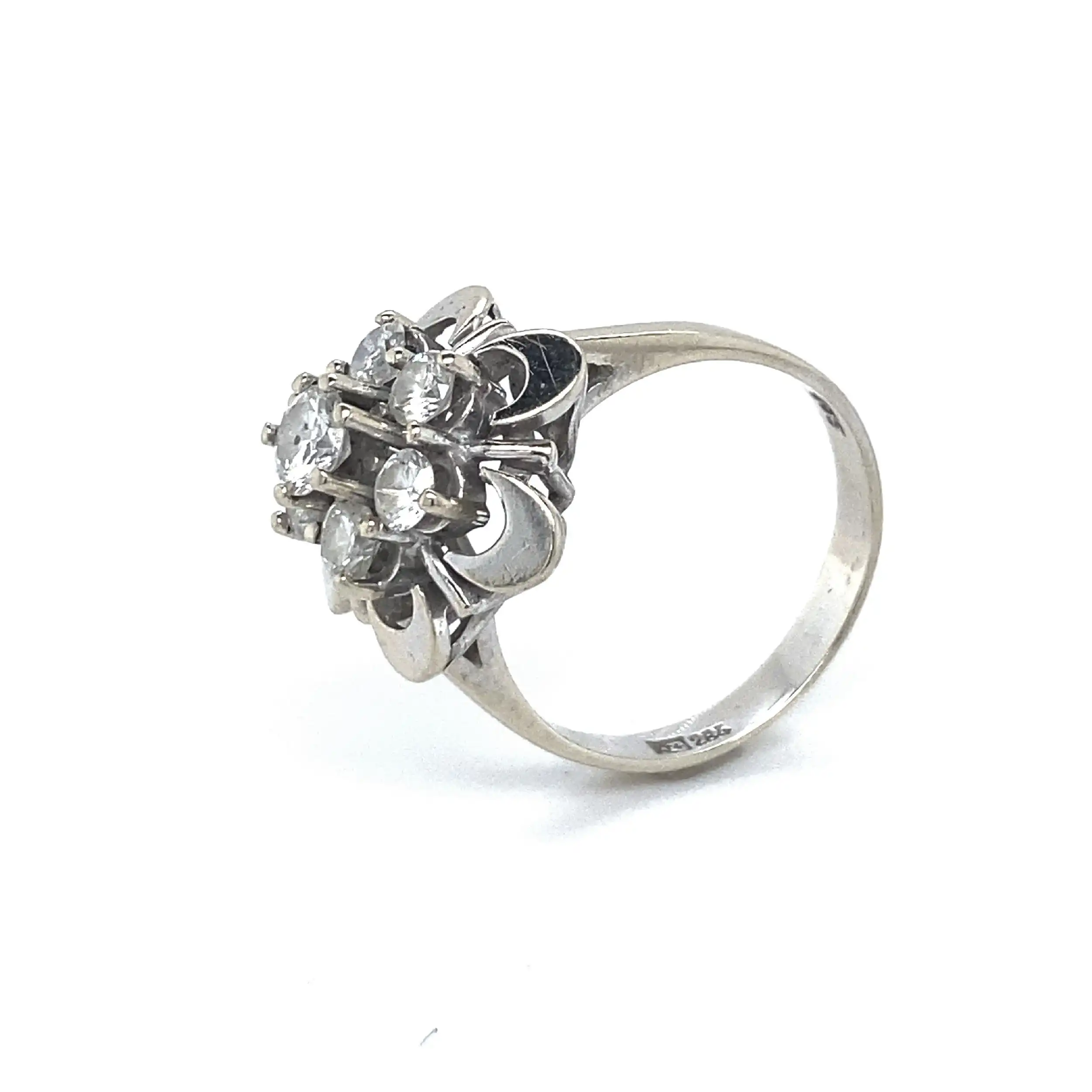 Ring Weißgold mit Brillanten Ring Weißgold mit Brillanten