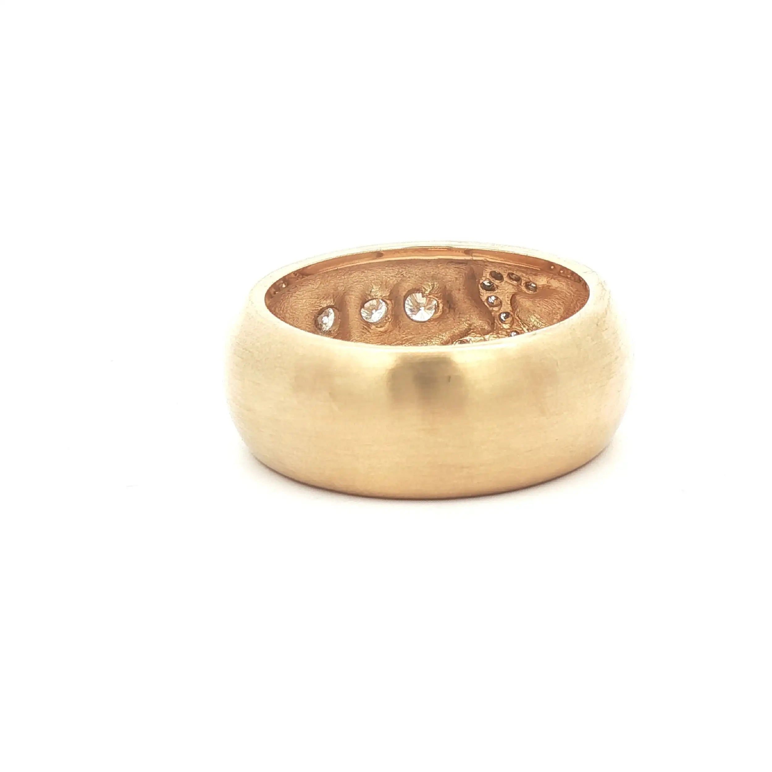 Ring Gelbgold mit Diamanten und Brillanten