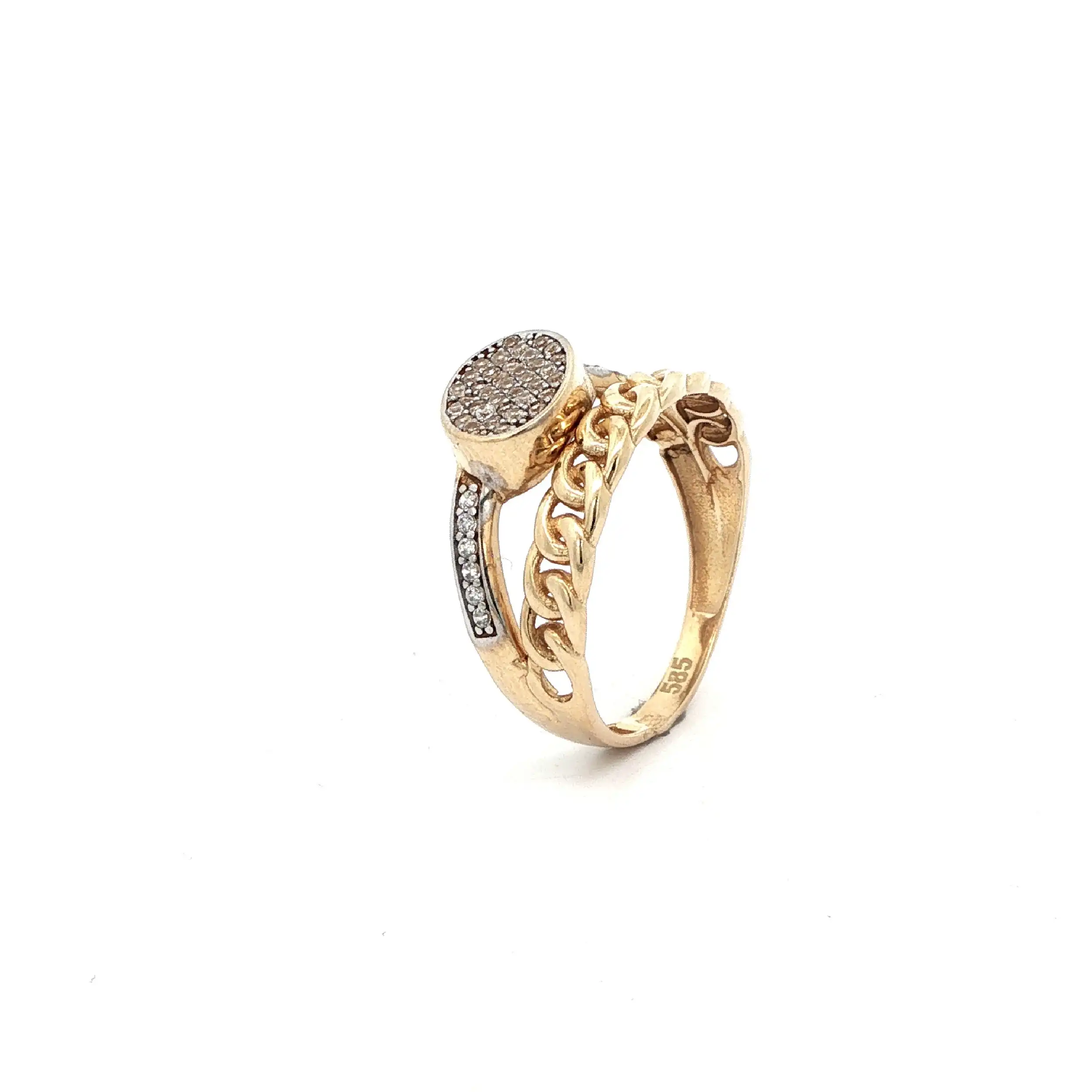 Ring Gelbgold mit Zirkonia