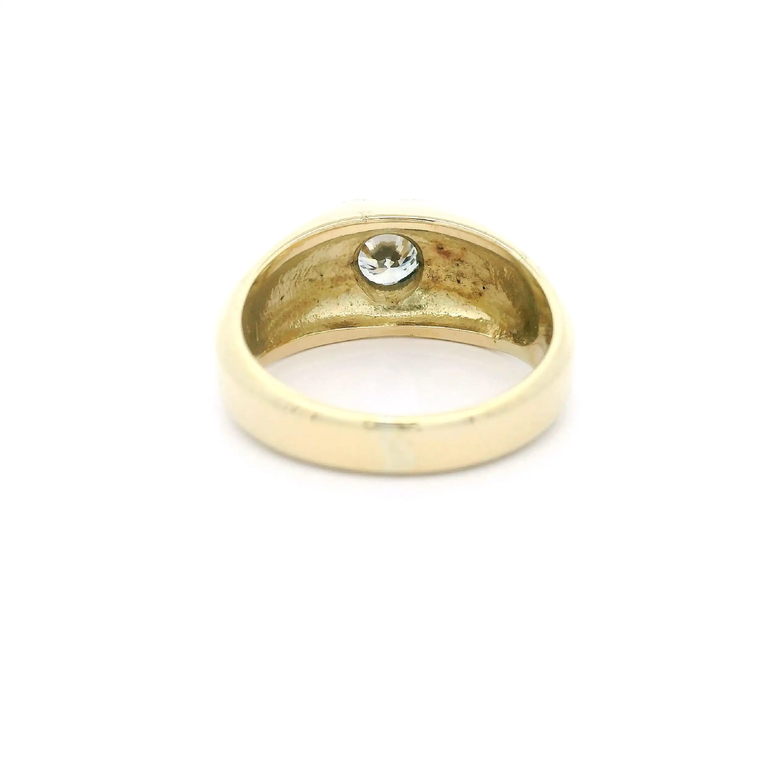 Ring Bicolor mit Brillant Ring Bicolor mit Brillant