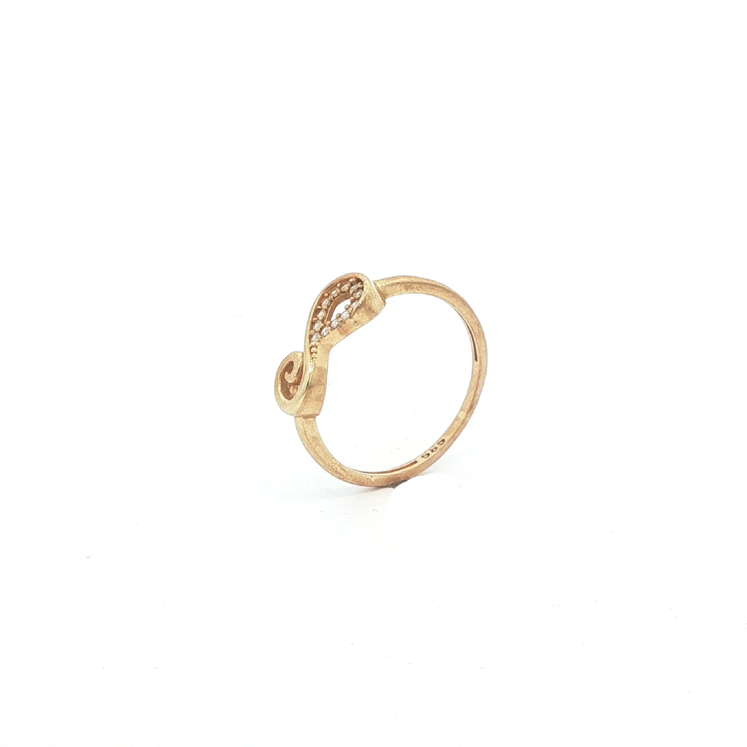 Ring Gelbgold mit Zirkonia