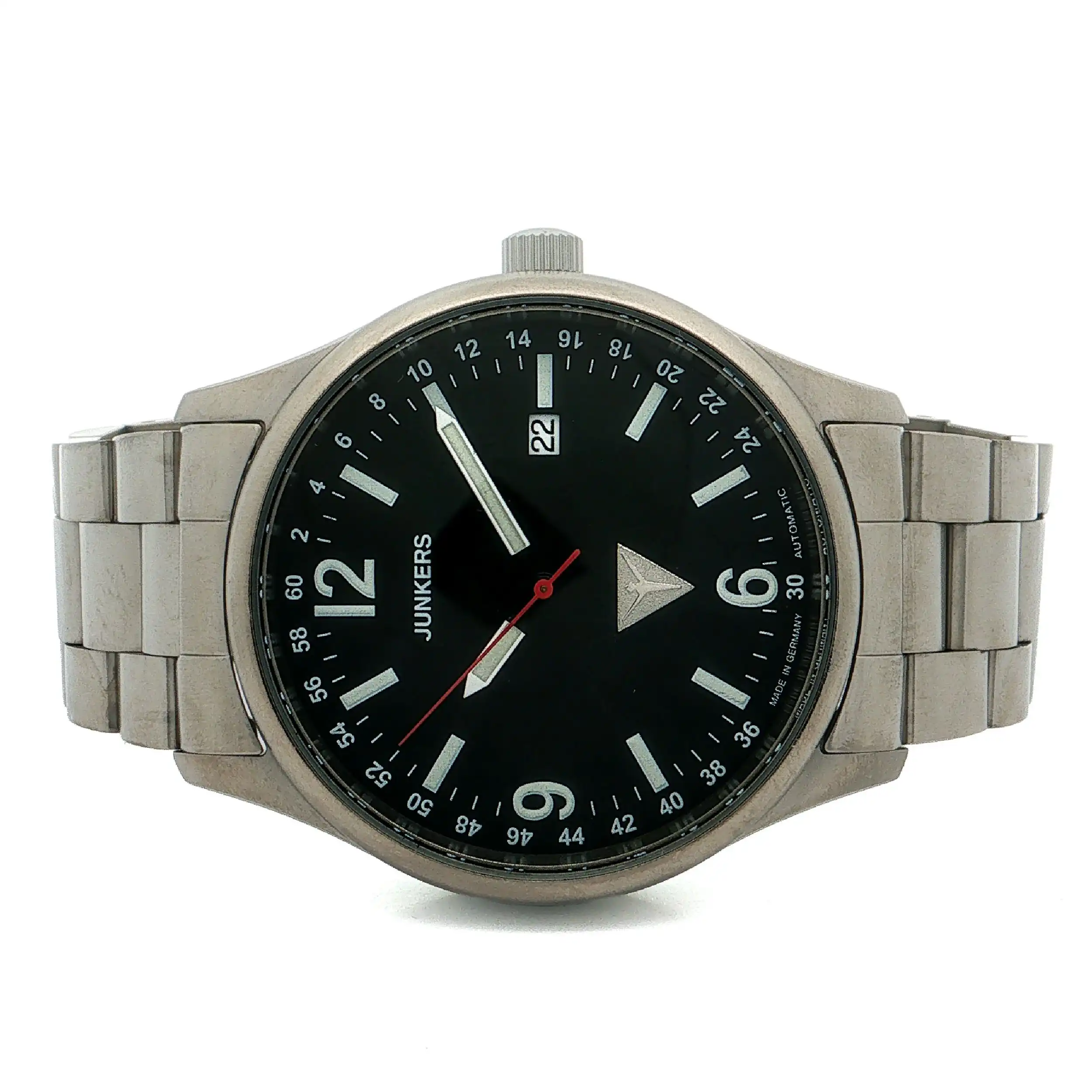 Herrenuhr Junkers Flugweltrecorde G 38 6270 Automatik Titan mit Box