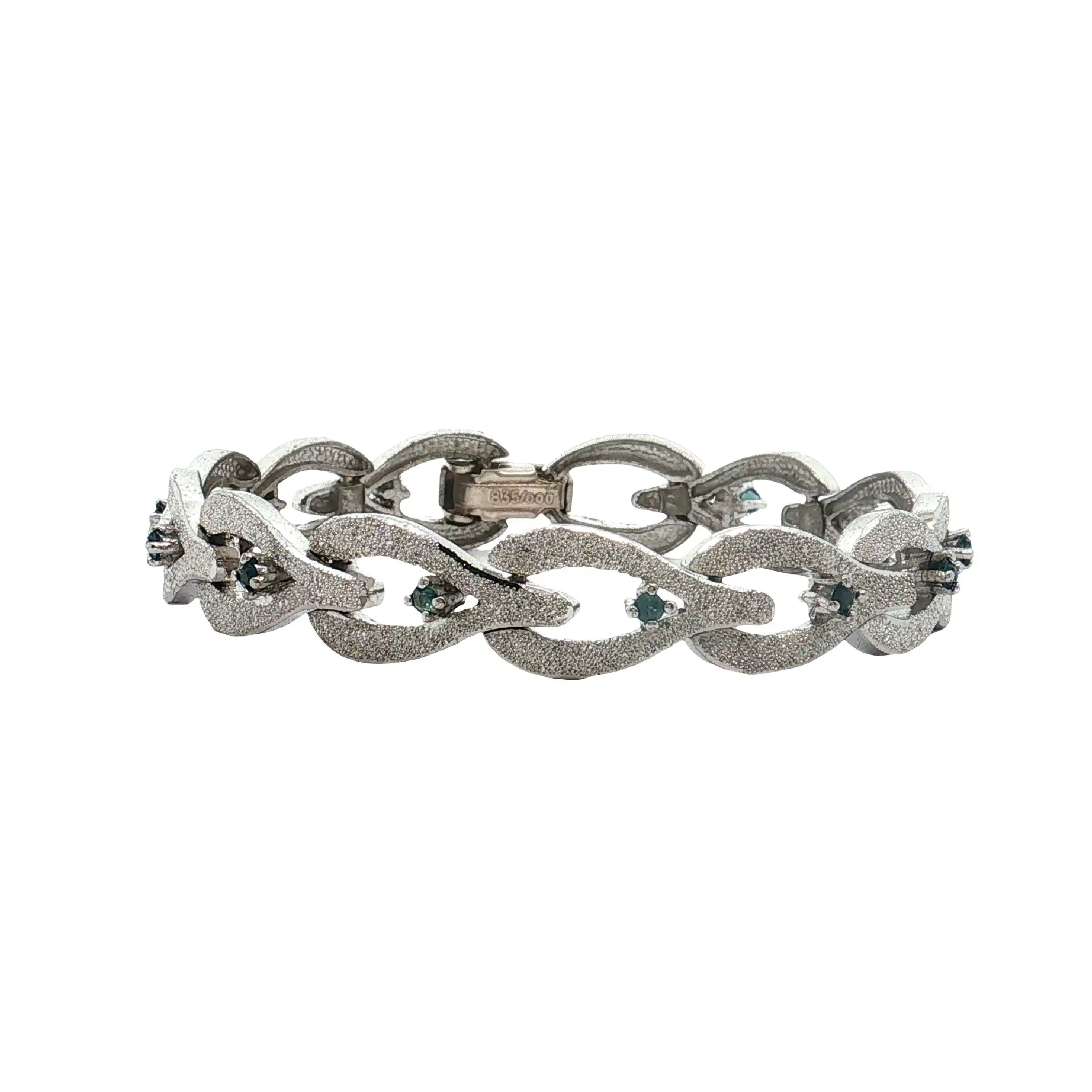 Armband Silber blaue Steine