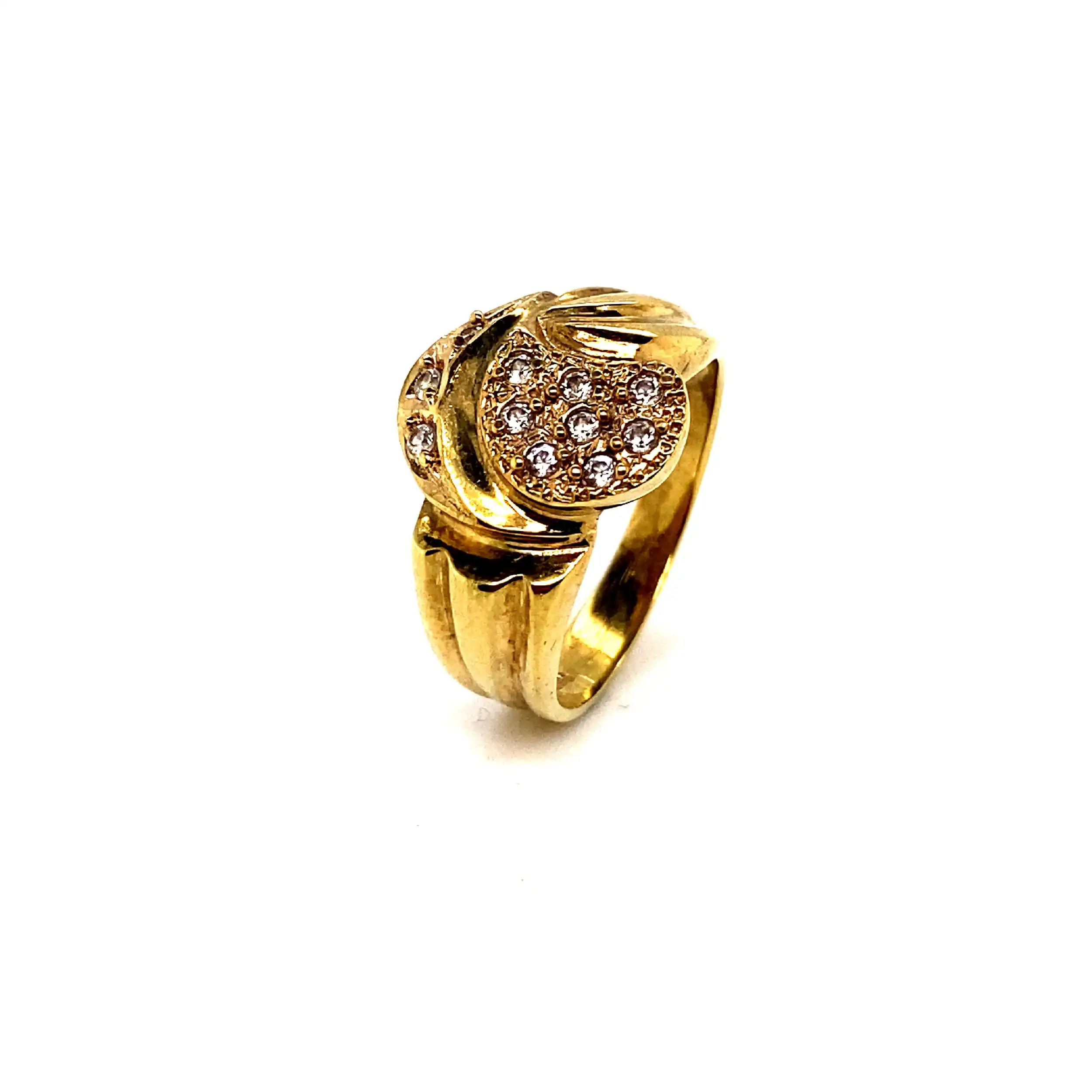 Ring Gelbgold mit Zirkonia Ring Gelbgold mit Zirkonia