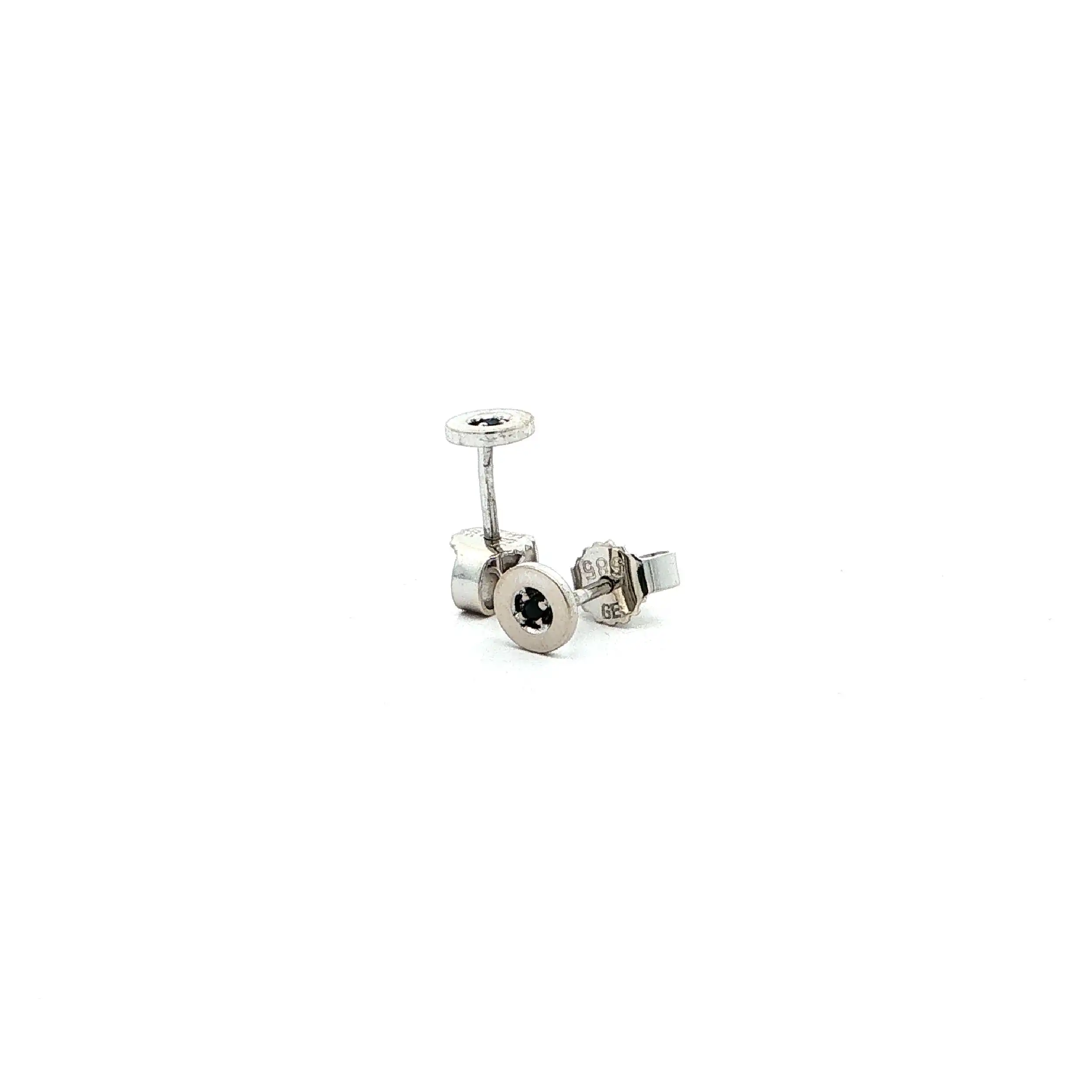 Ohrstecker Weißgold mit Saphir Ohrstecker Weißgold mit Saphir