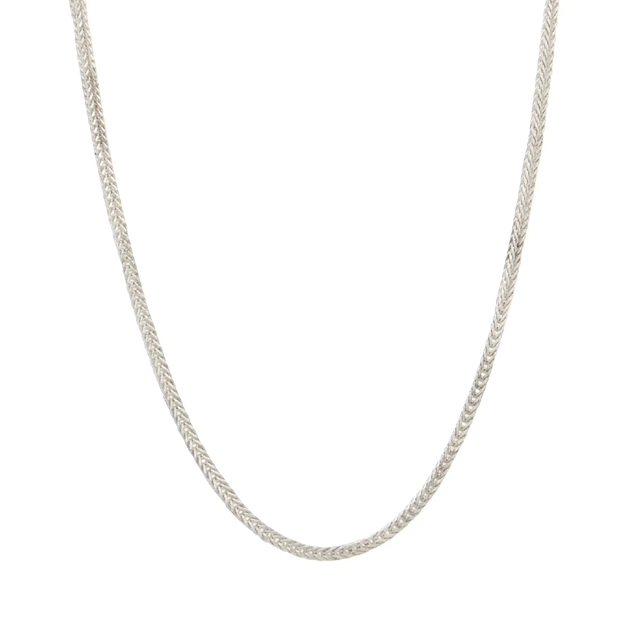 Zopfkette Silber Zopfkette Silber