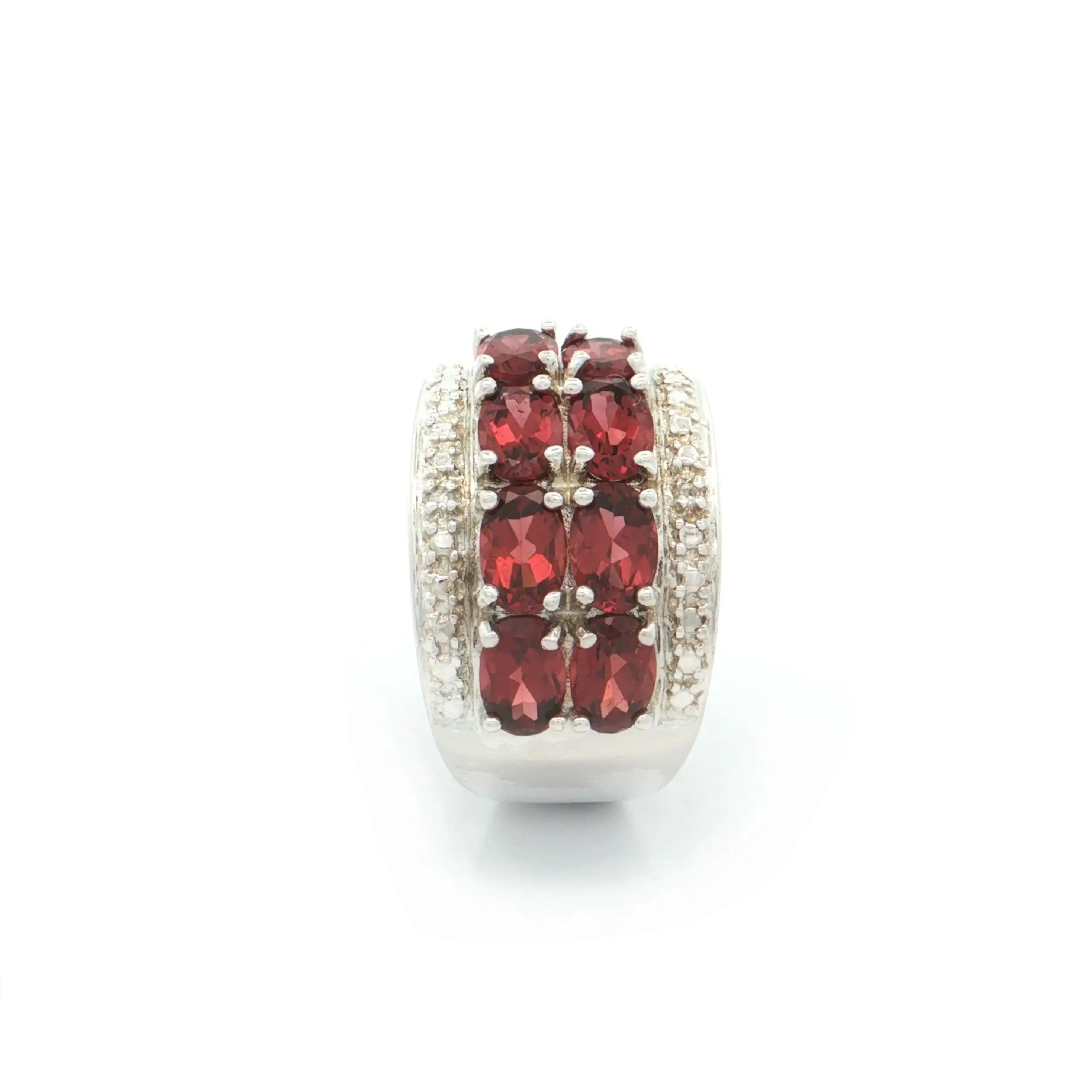 Ring Silber mit Rhodolith
