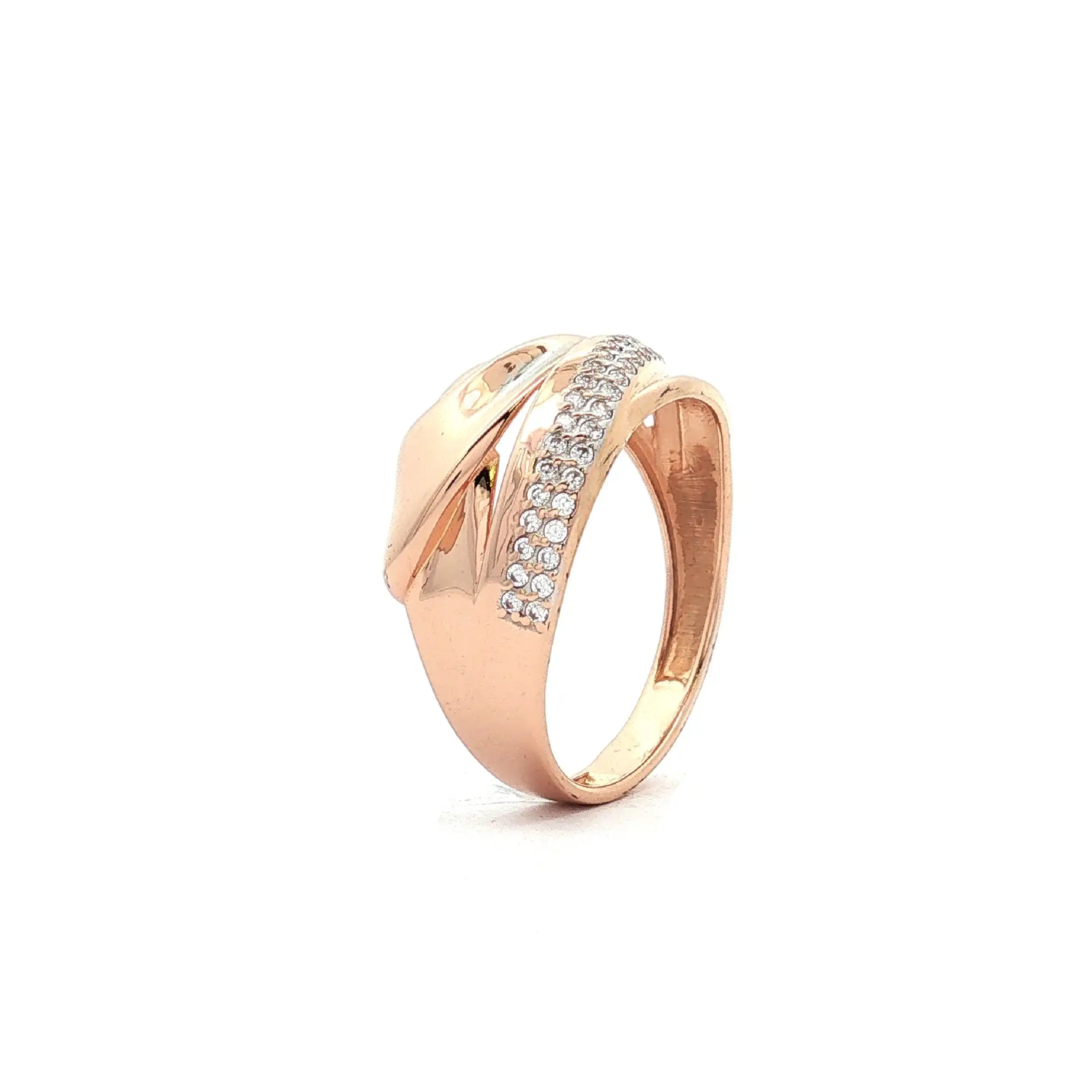 Ring Roségold mit Zirkonia